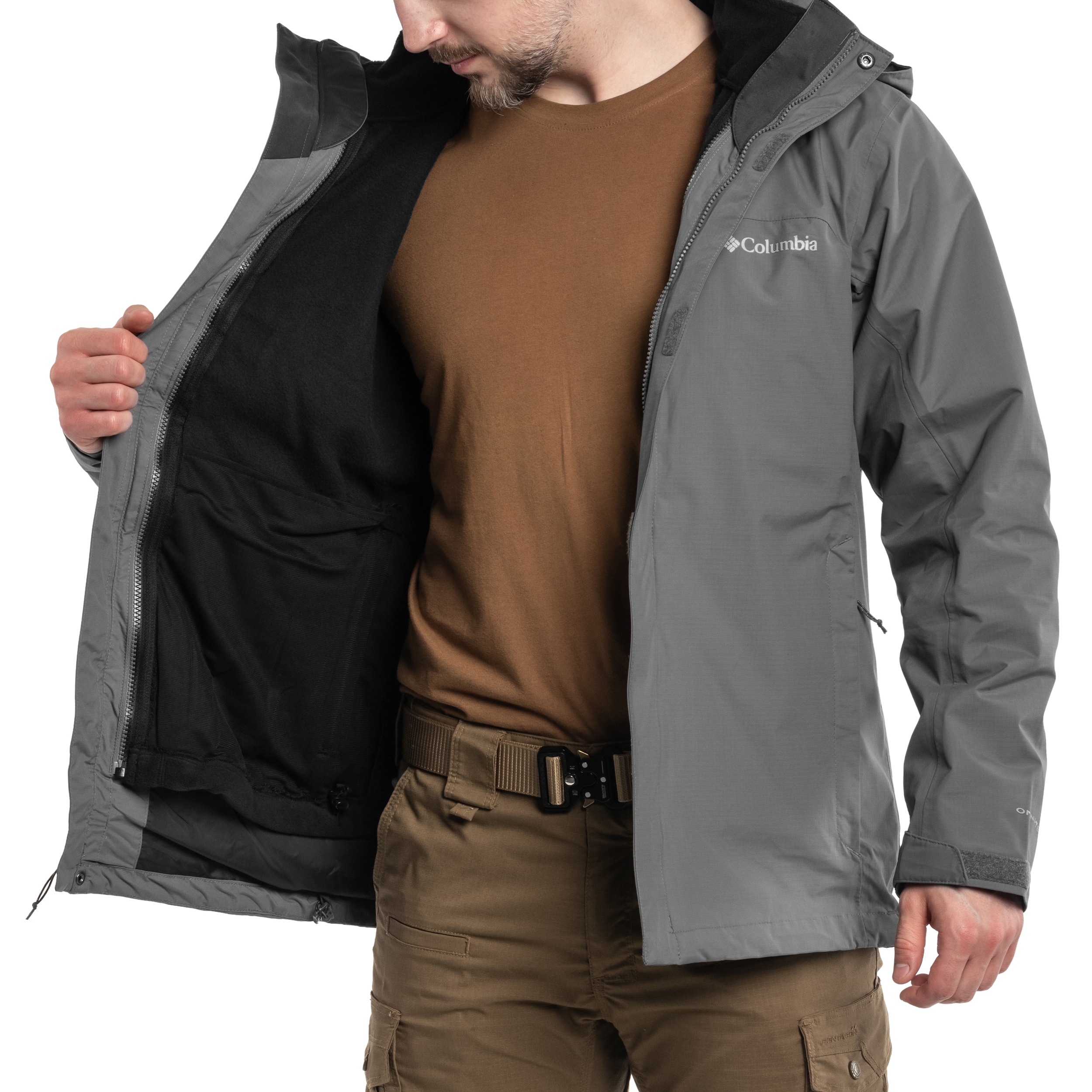 Kurtka Columbia Mission Air Interchange - City Grey