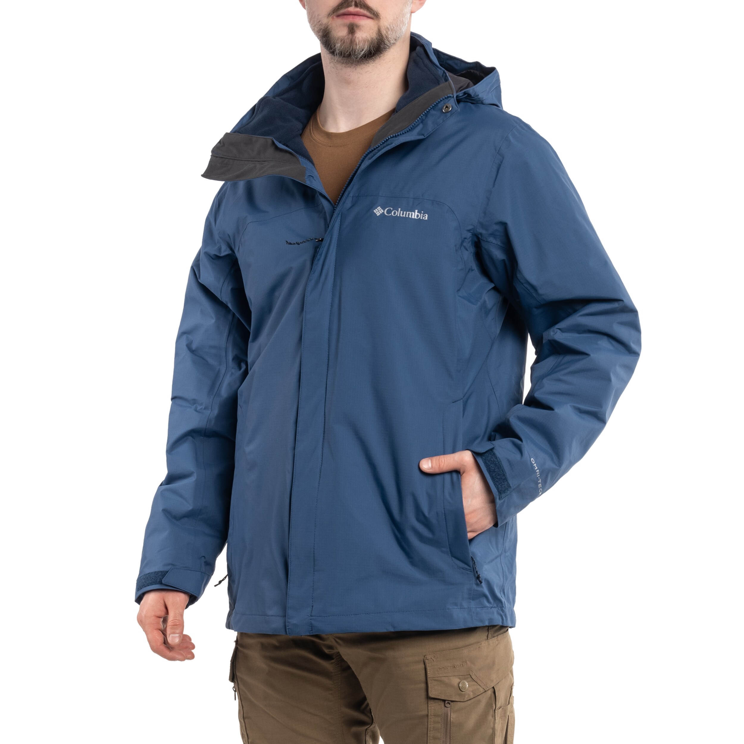 Kurtka Columbia Mission Air Interchange Jacket - Night Tide/Collegiate Navy