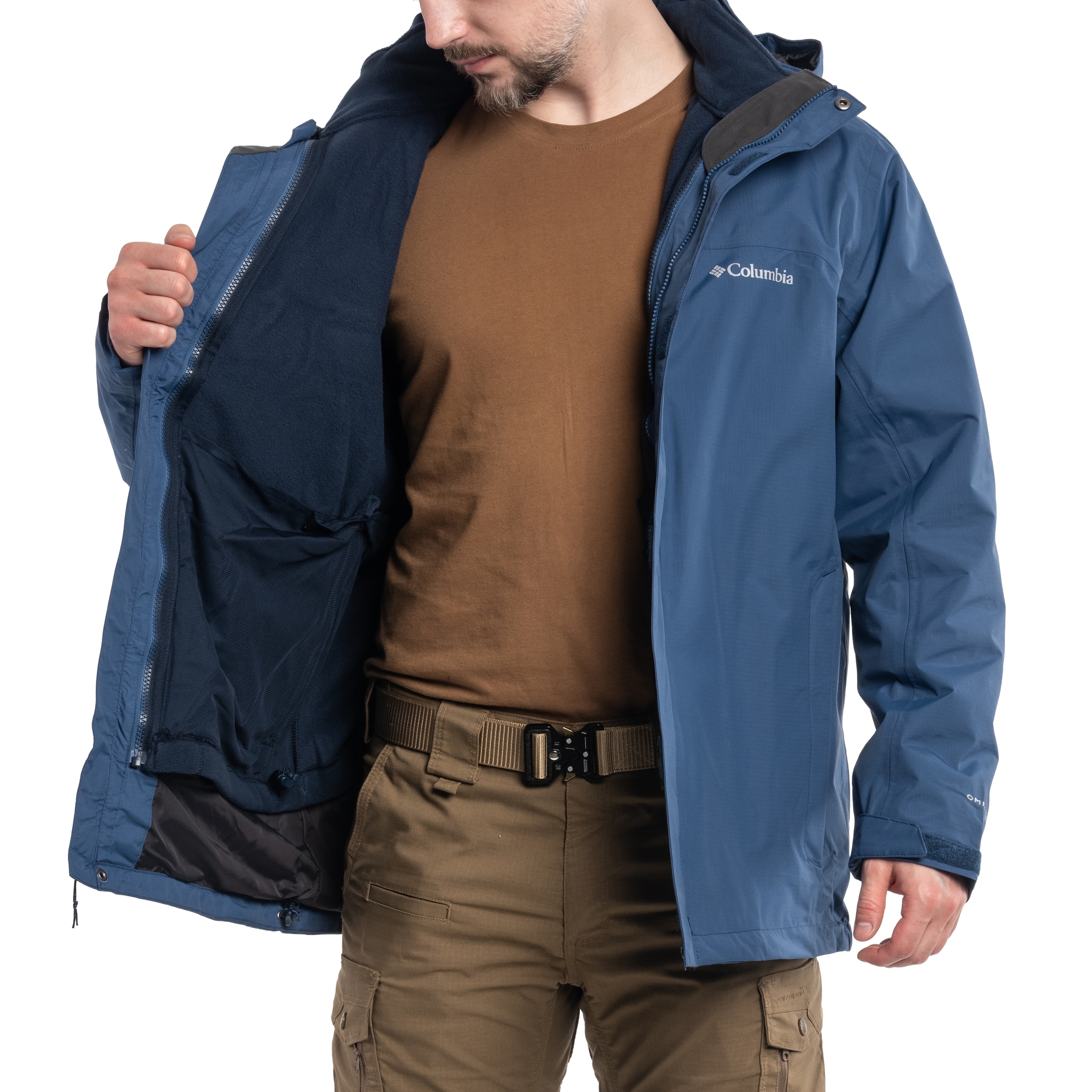 Kurtka Columbia Mission Air Interchange Jacket - Night Tide/Collegiate Navy