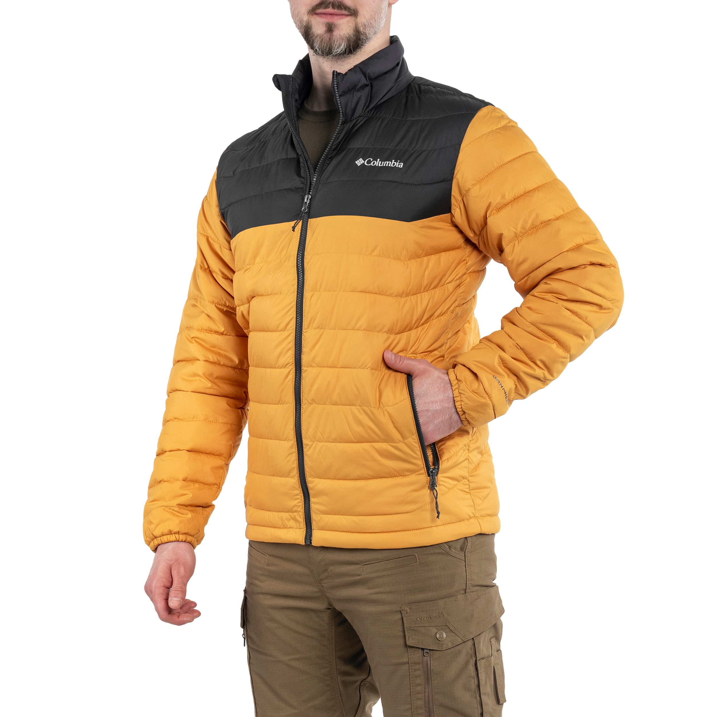 Kurtka Columbia Powder Lite Jacket - Raw Honey / Shark