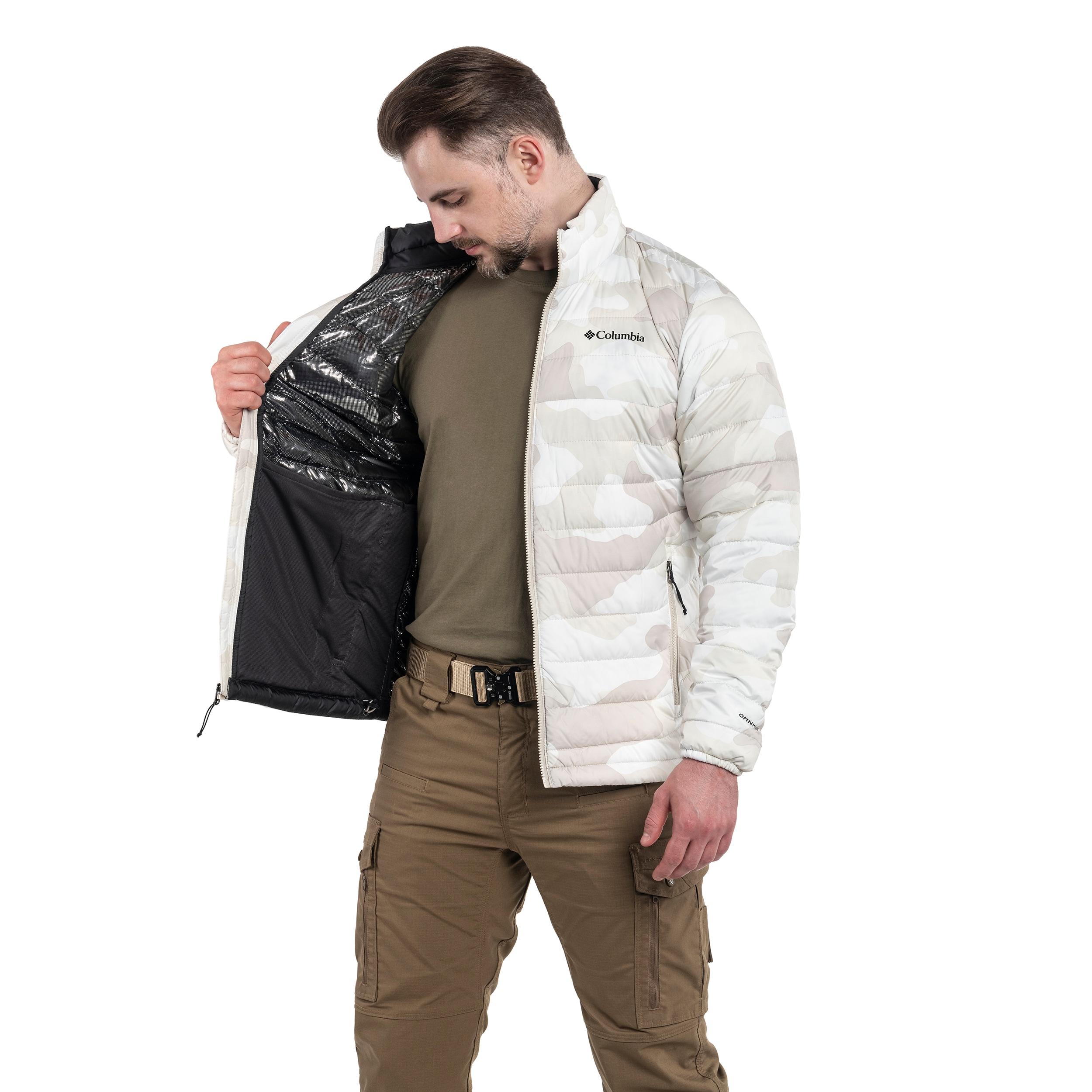 Куртка Columbia Powder Lite Jacket - Dark Stone Mod Camo 