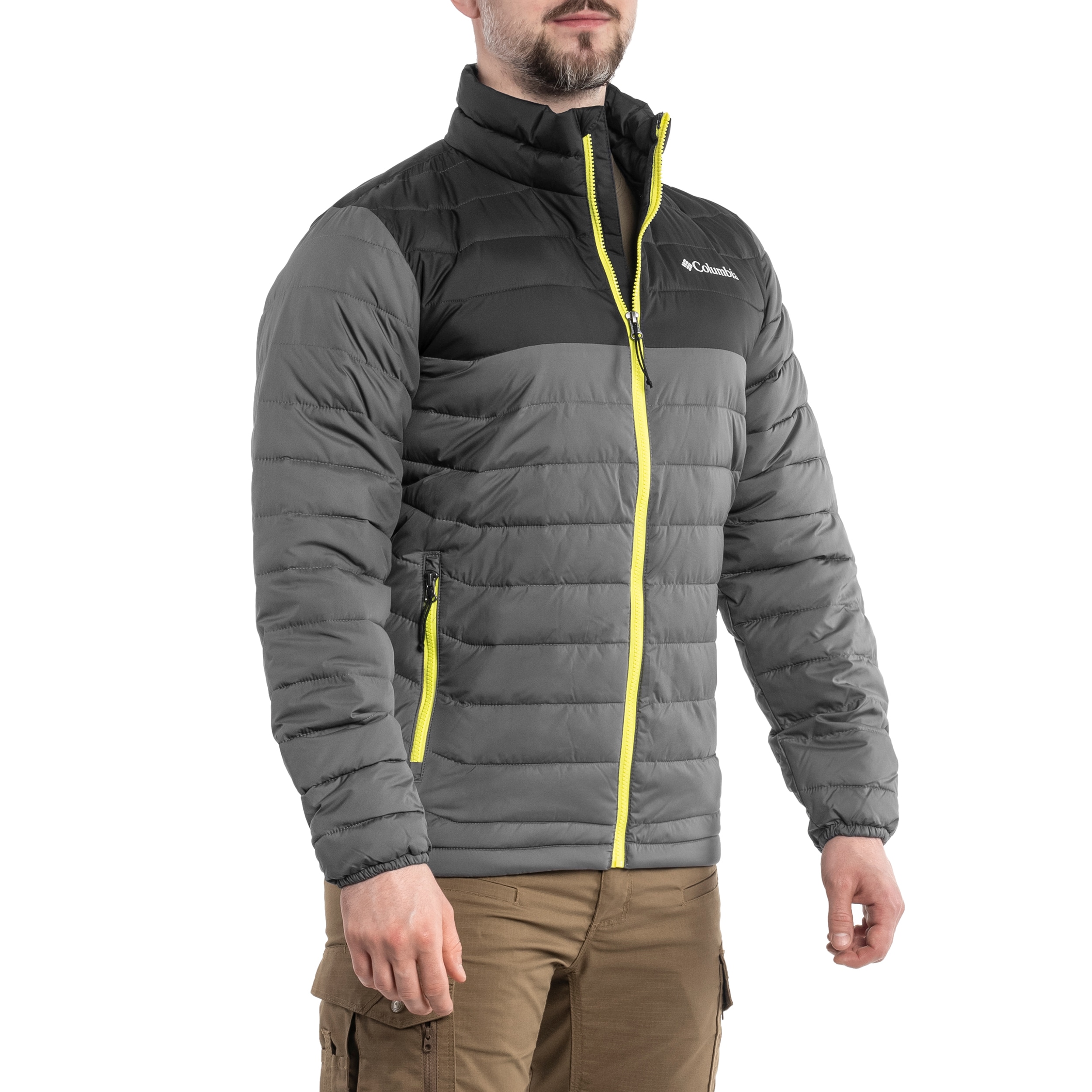 Kurtka Columbia Powder Lite Jacket - City Grey/ Shark