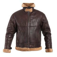 Kurtka skórzana Mil-Tec US B46 Sheepskin - Brown