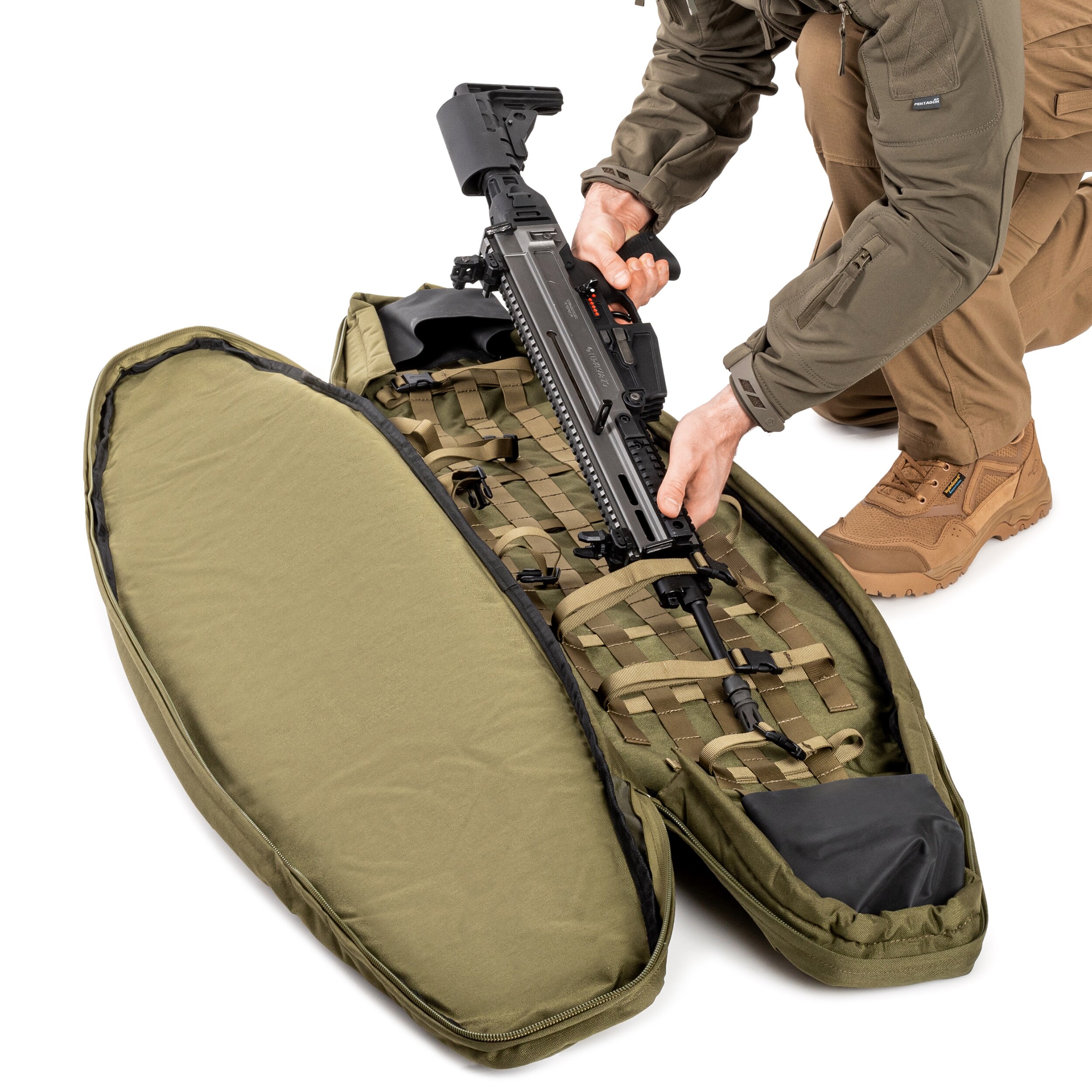 Pokrowiec na broń Berghaus Tactical SMPS DragBag Long III - Cedar