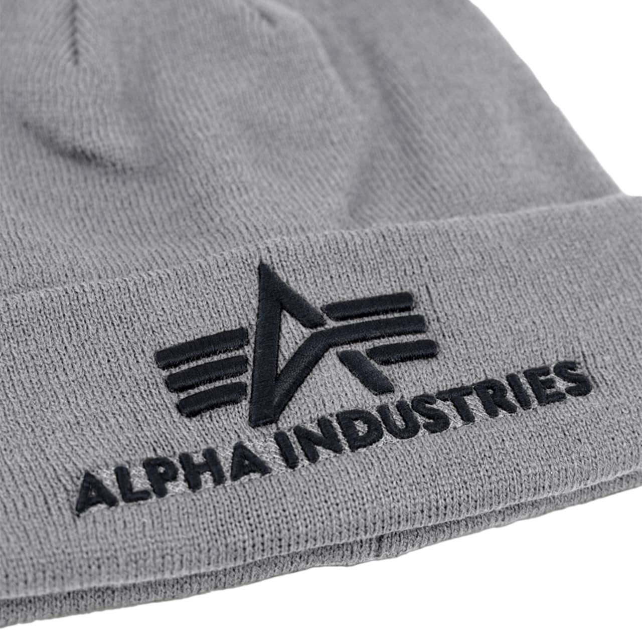 Шапка Alpha Industries 3D Beanie - Grey Heather