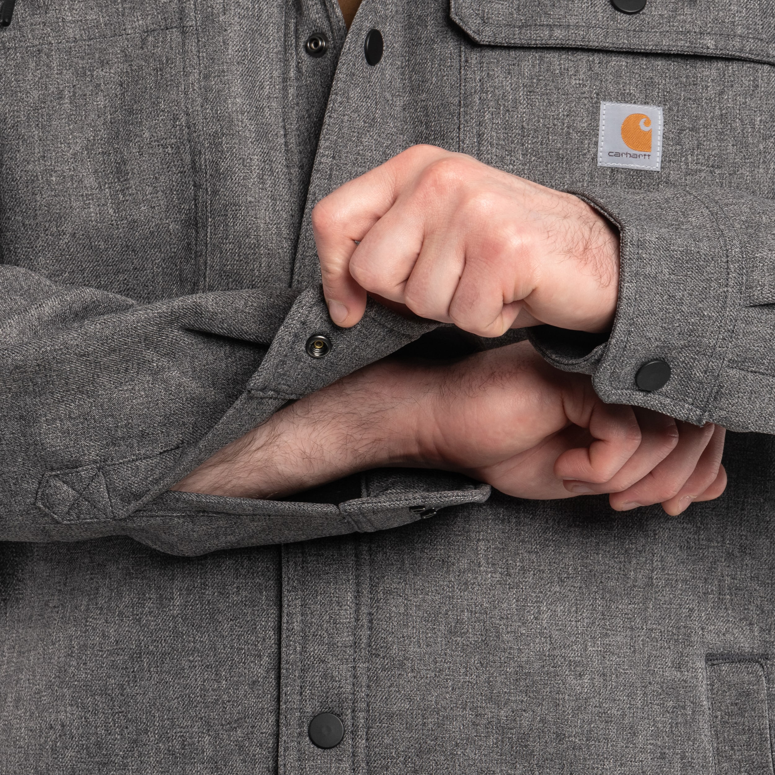 Kurtka Carhartt Rain Defender Heavyweight - Black Heather