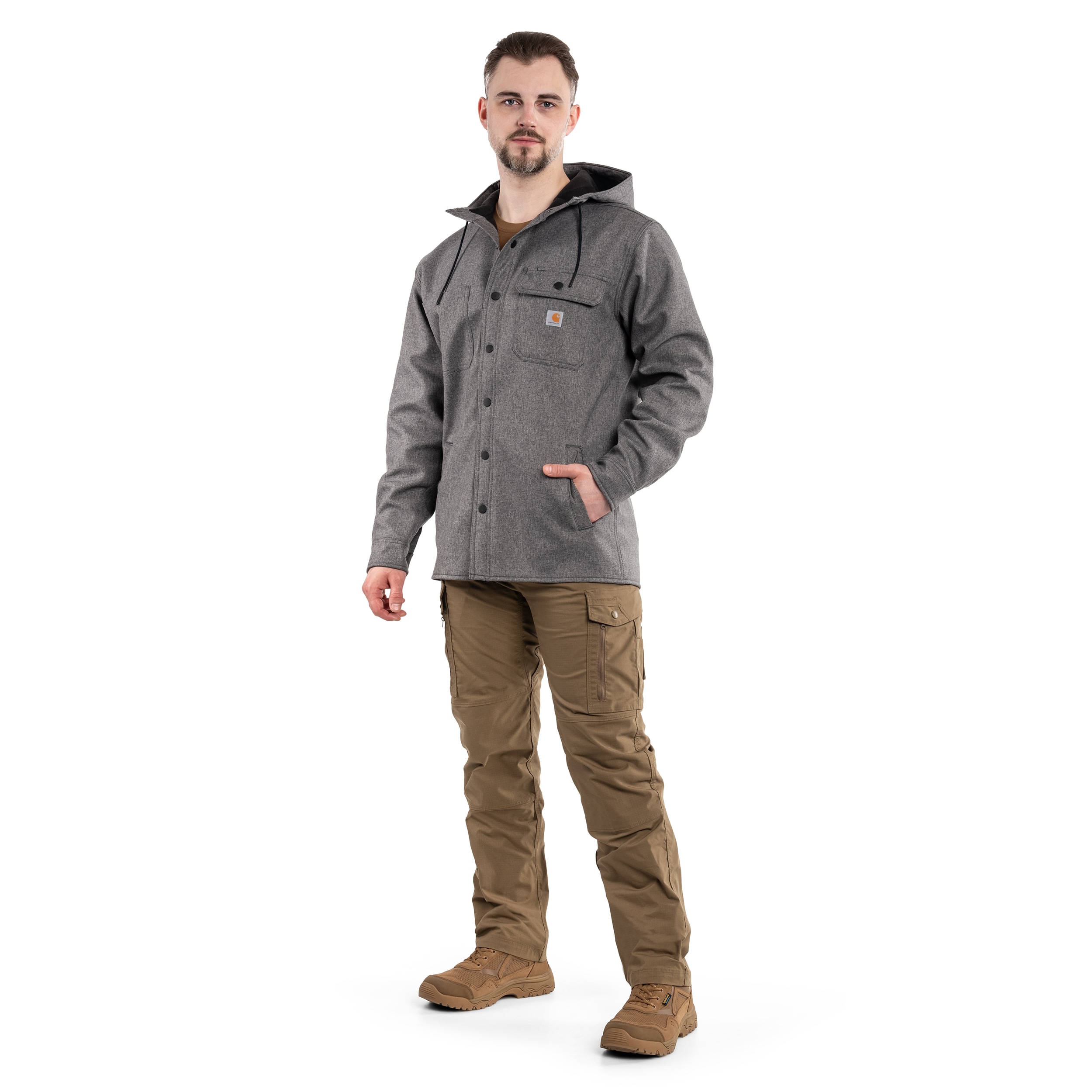 Kurtka Carhartt Rain Defender Heavyweight - Black Heather