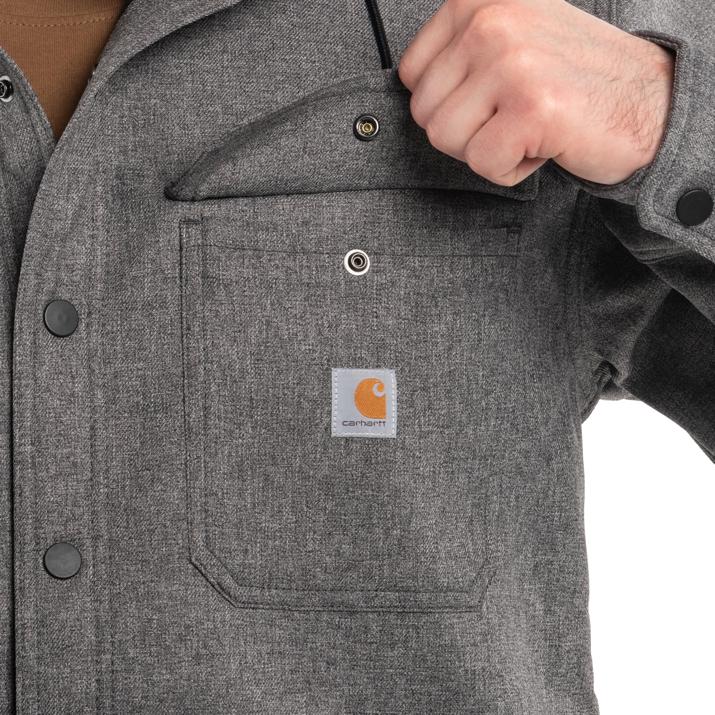 Kurtka Carhartt Rain Defender Heavyweight - Black Heather