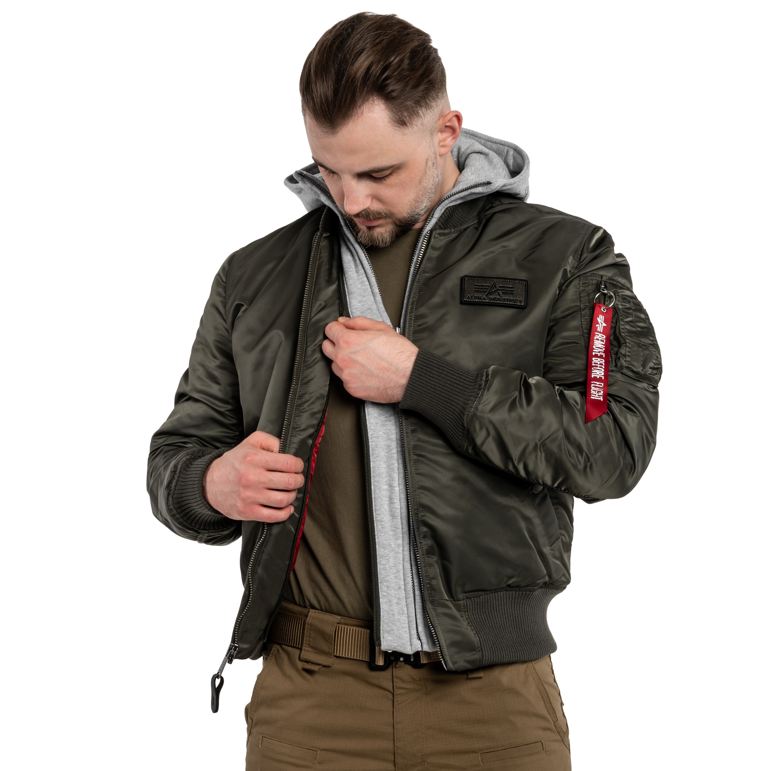 Kurtka Alpha Industries MA-1 D-Tec - Rep. Grey