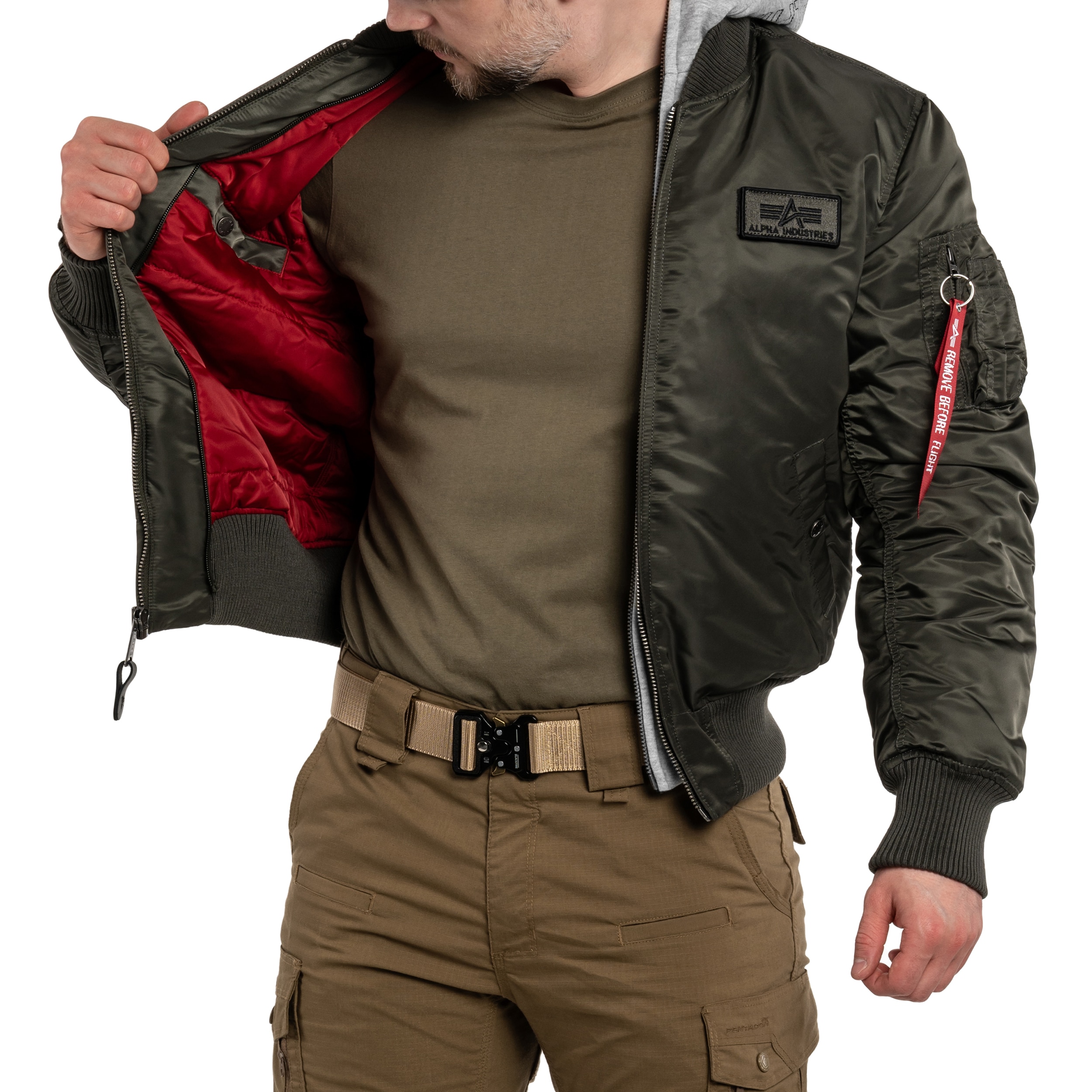 Куртка Alpha Industries MA-1 D-Tec - Rep. Grey