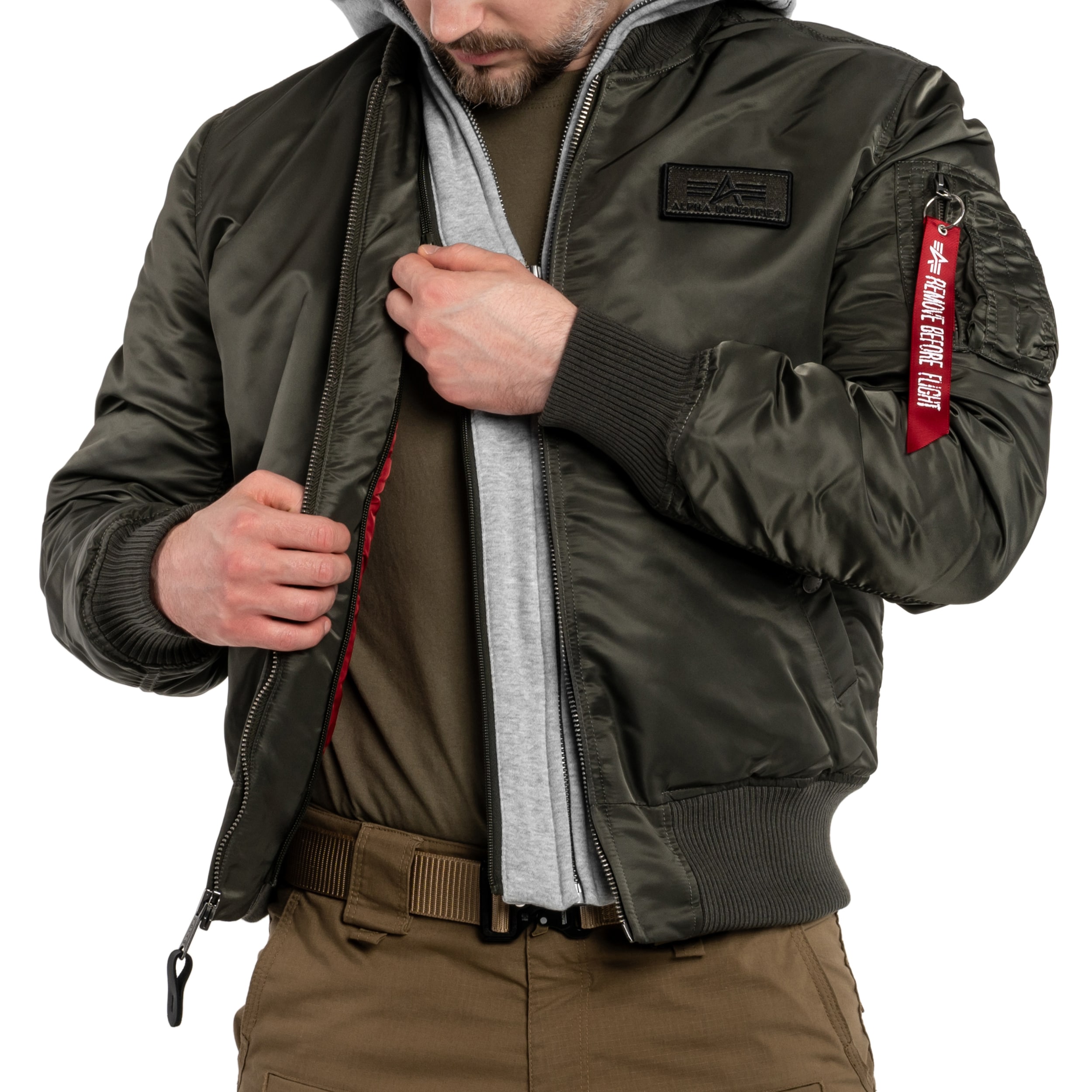 Куртка Alpha Industries MA-1 D-Tec - Rep. Grey