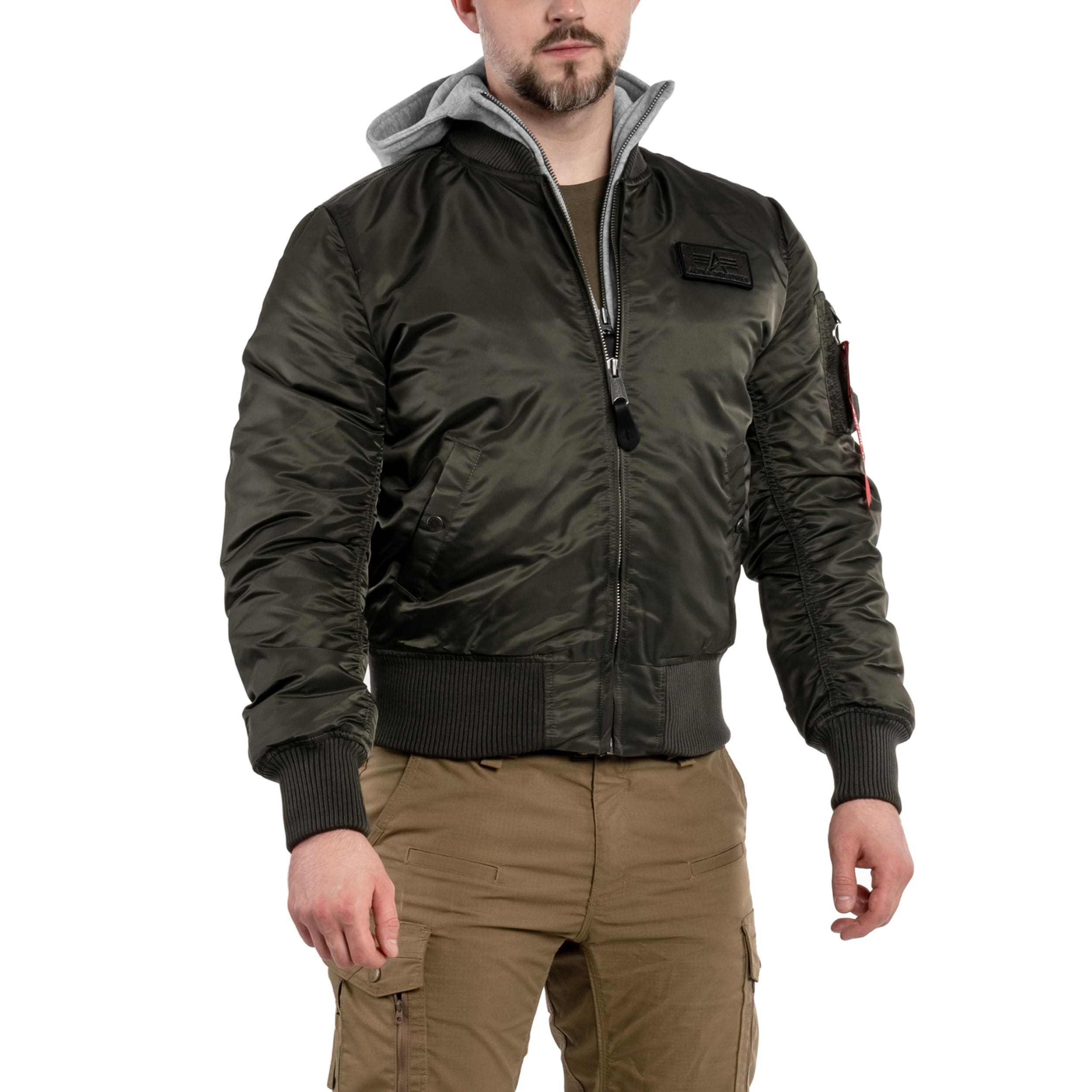Куртка Alpha Industries MA-1 D-Tec - Rep. Grey
