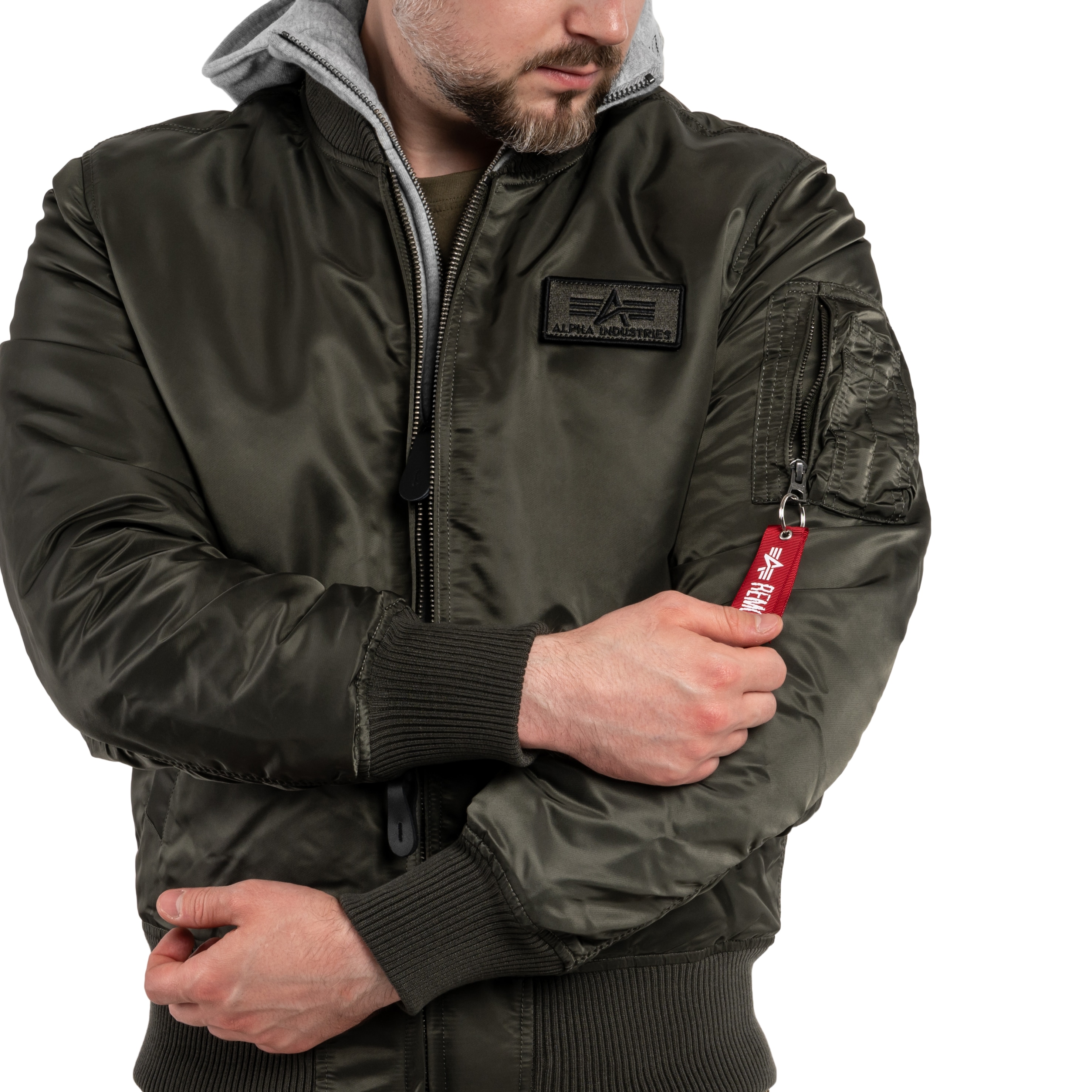 Куртка Alpha Industries MA-1 D-Tec - Rep. Grey