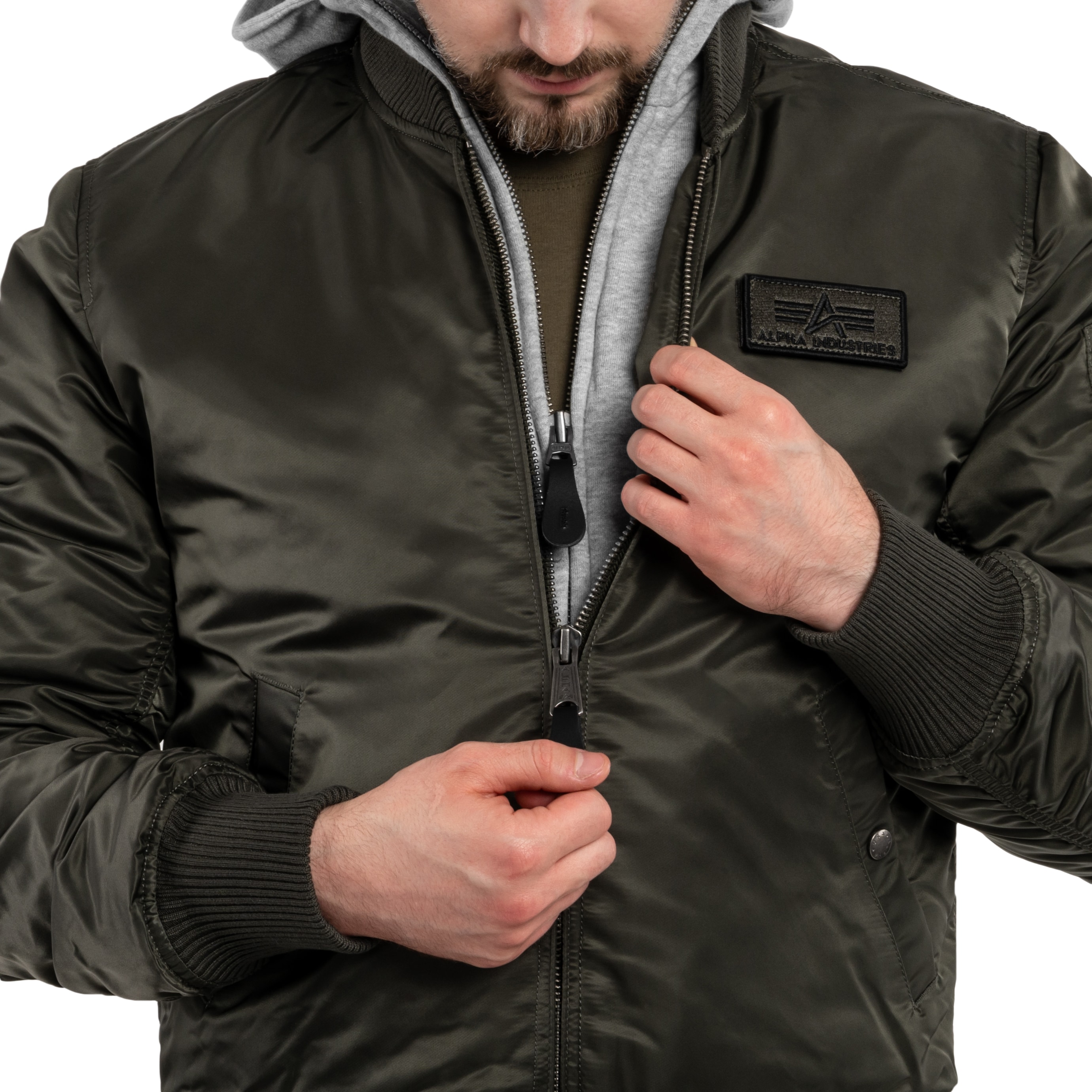 Куртка Alpha Industries MA-1 D-Tec - Rep. Grey