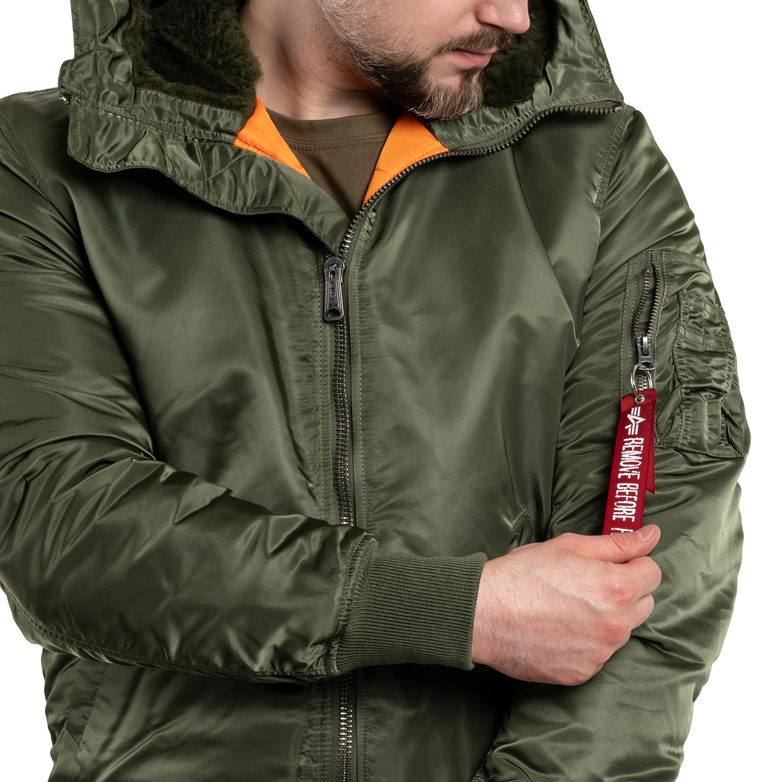 Куртка Alpha Industries MA-1 Hooded - Sage Green