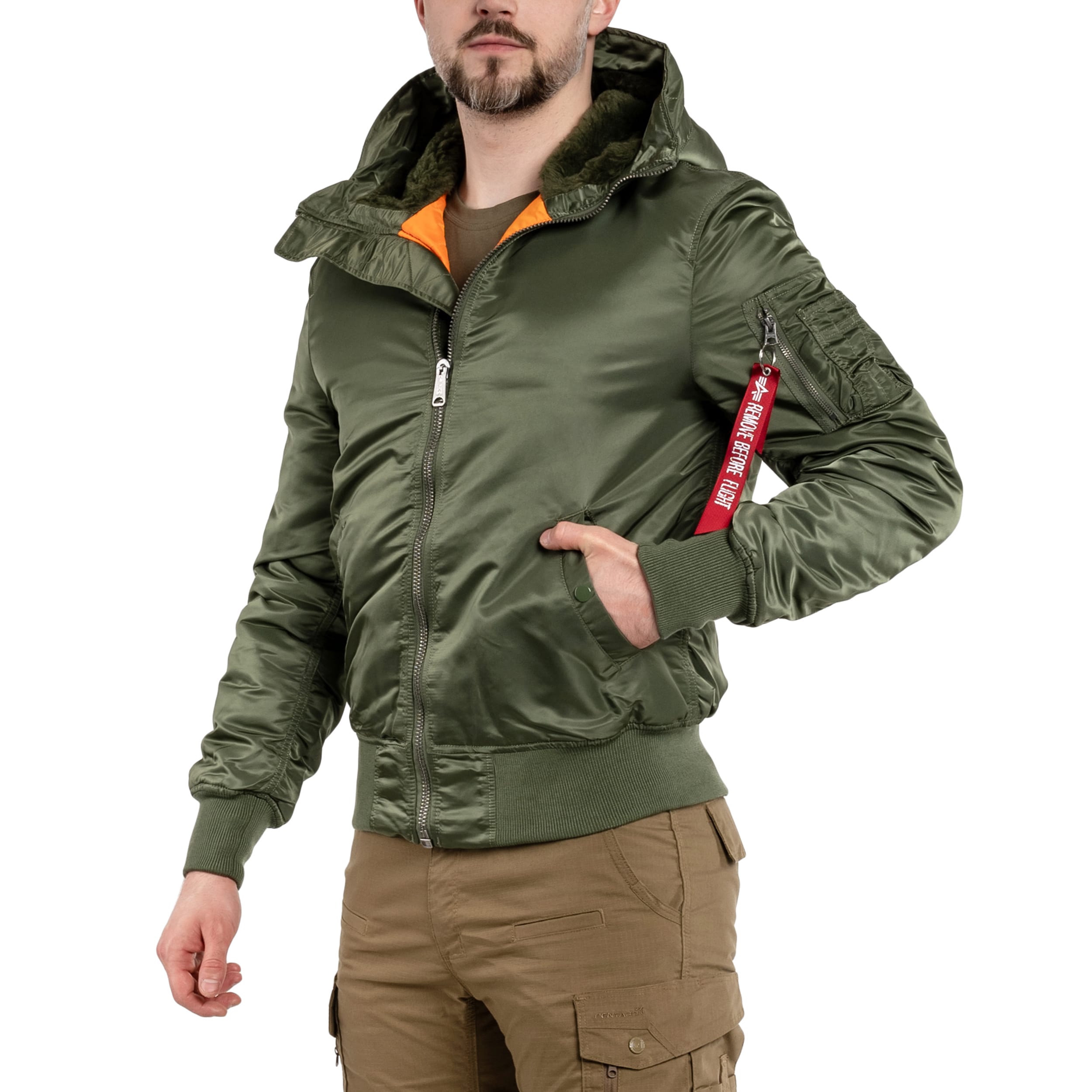 Куртка Alpha Industries MA-1 Hooded - Sage Green