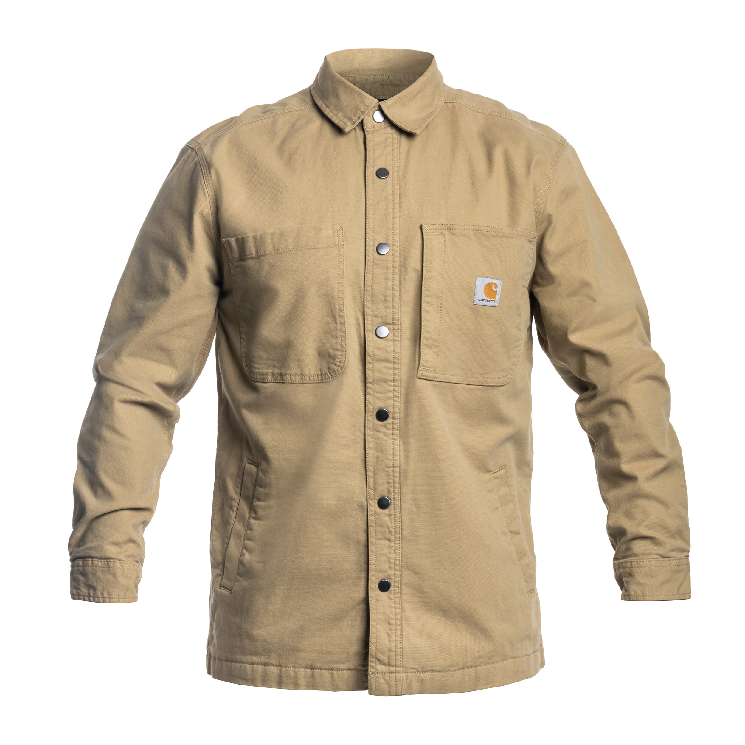 Koszula Carhartt Fleece Lined Snap Front Shirt - Dark Khaki