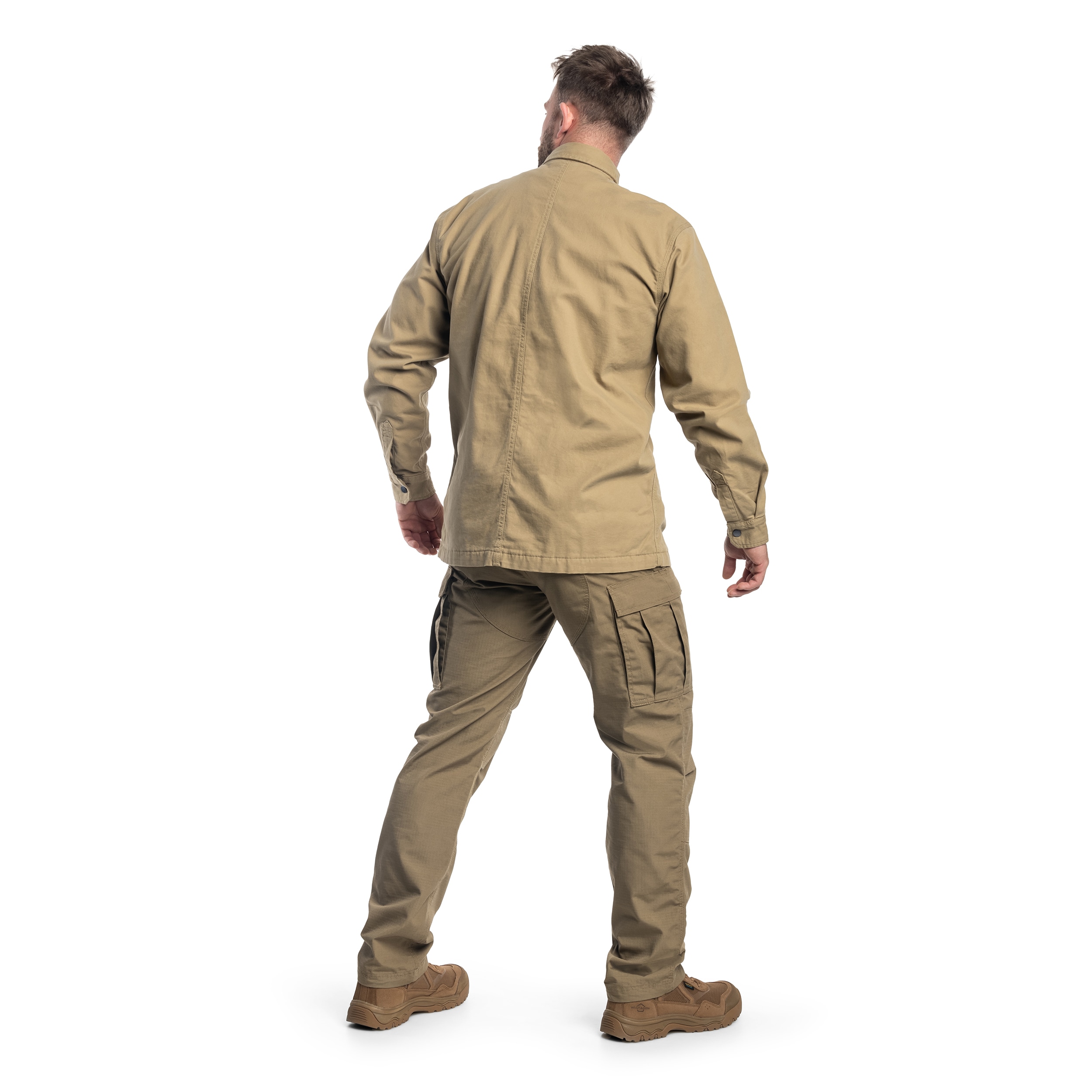 Koszula Carhartt Fleece Lined Snap Front Shirt - Dark Khaki
