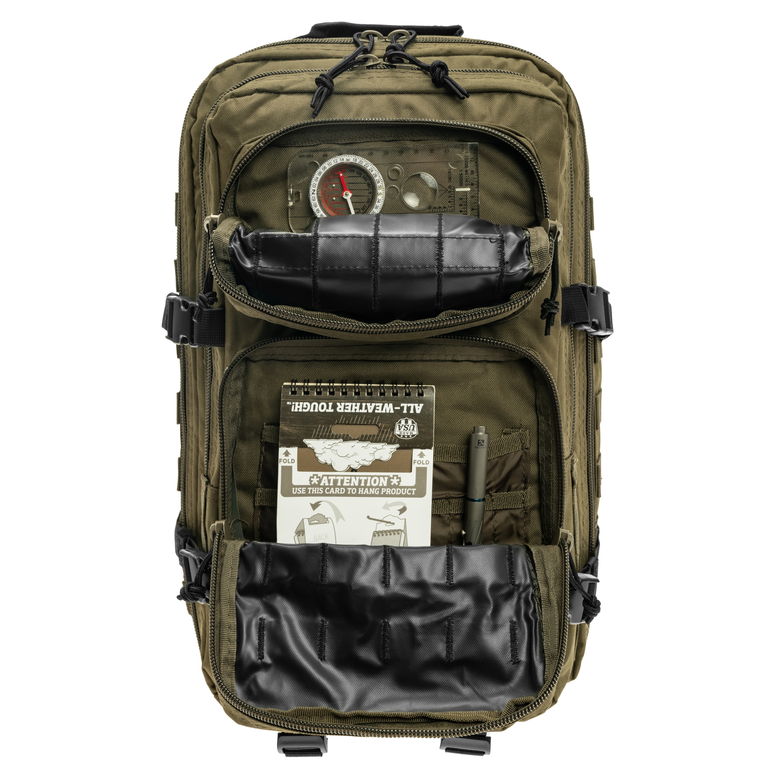 Plecak Mil-Tec Assault Pack Large 36 l - Ranger Green/Black