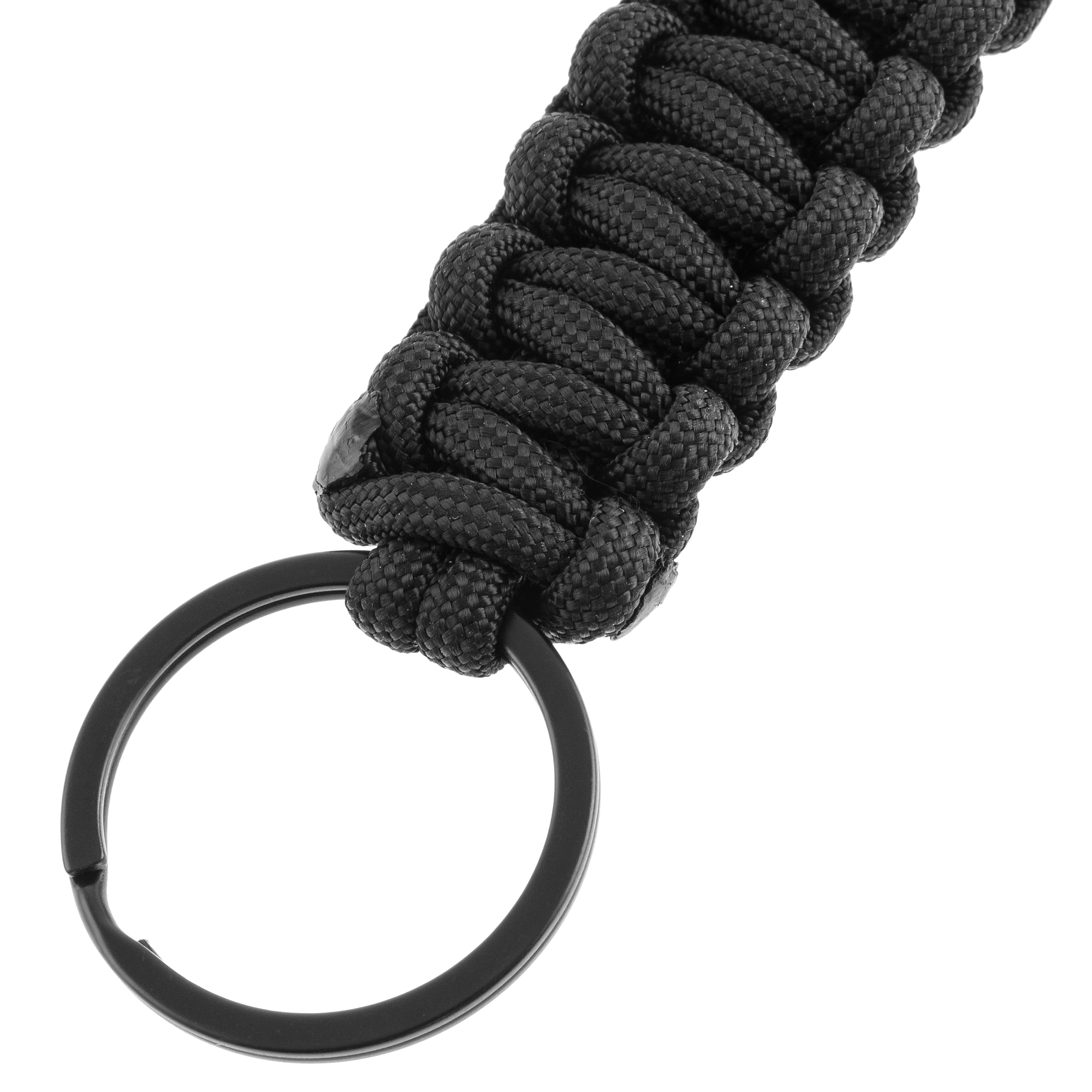Brelok Mil-Tec Paracord z karabinczykiem MOLLE - Black