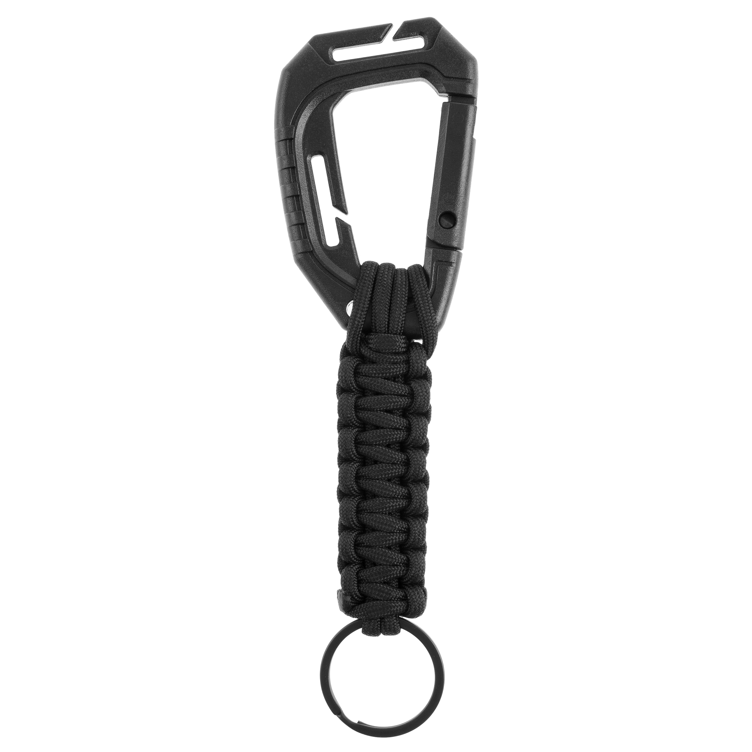 Brelok Mil-Tec Paracord z karabinczykiem MOLLE - Black