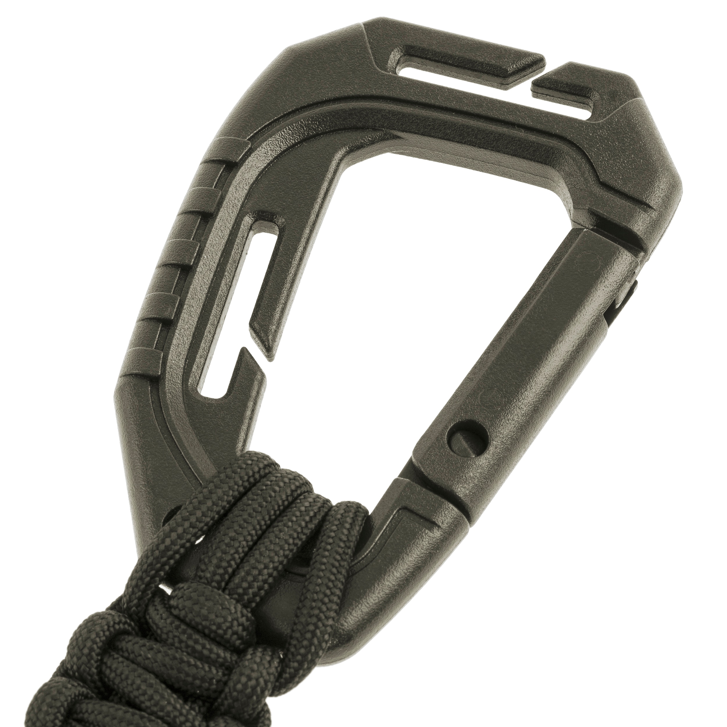 Brelok Mil-Tec Paracord z karabinczykiem MOLLE - Olive