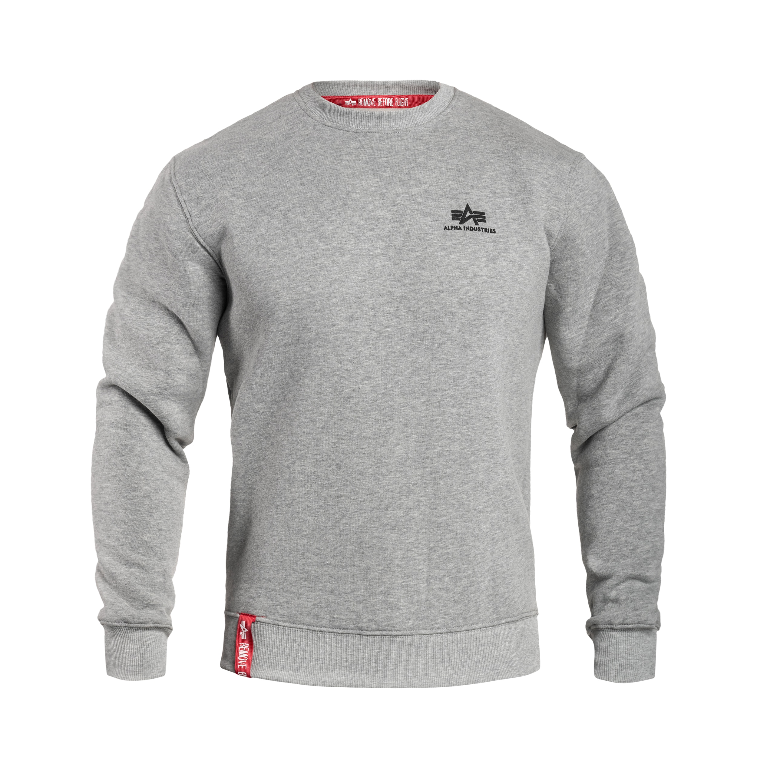 Bluza Alpha Industries Basic Sweater Small Logo - Grey Heather