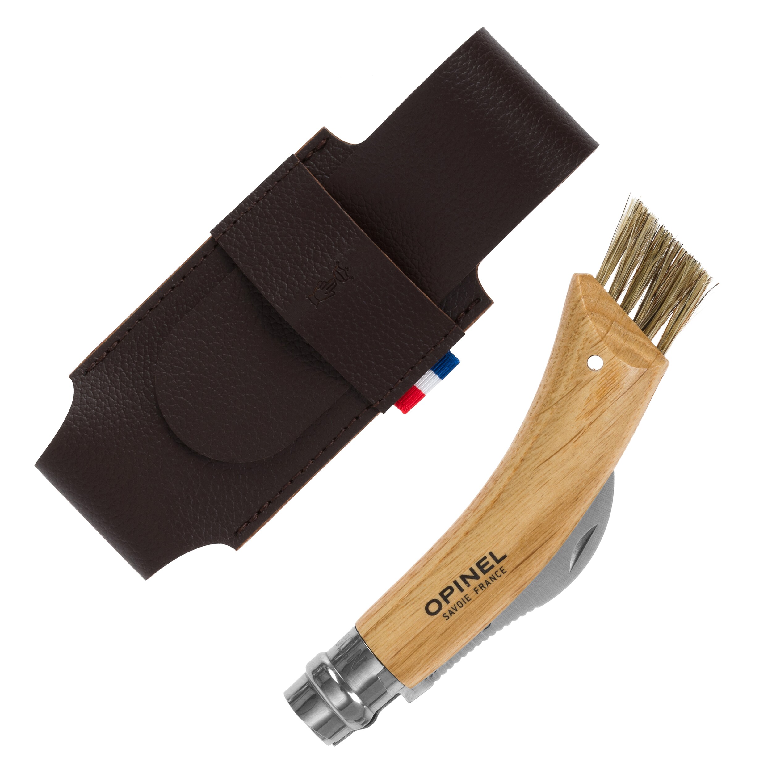 Opinel No.8 Mushroom Folding Knife with case