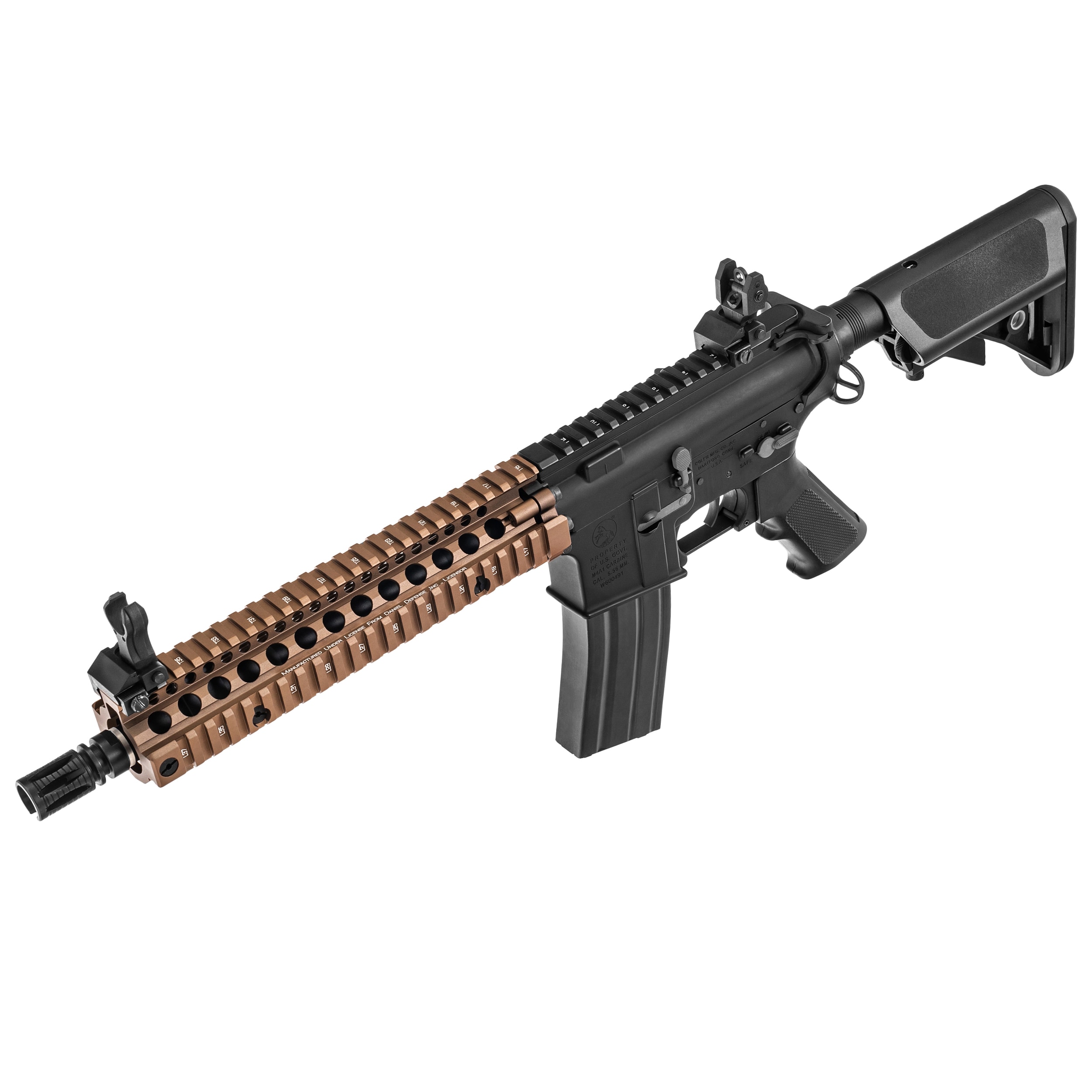 Karabinek szturmowy AEG Cybergun Colt MK18 MOD I - Dark Earth