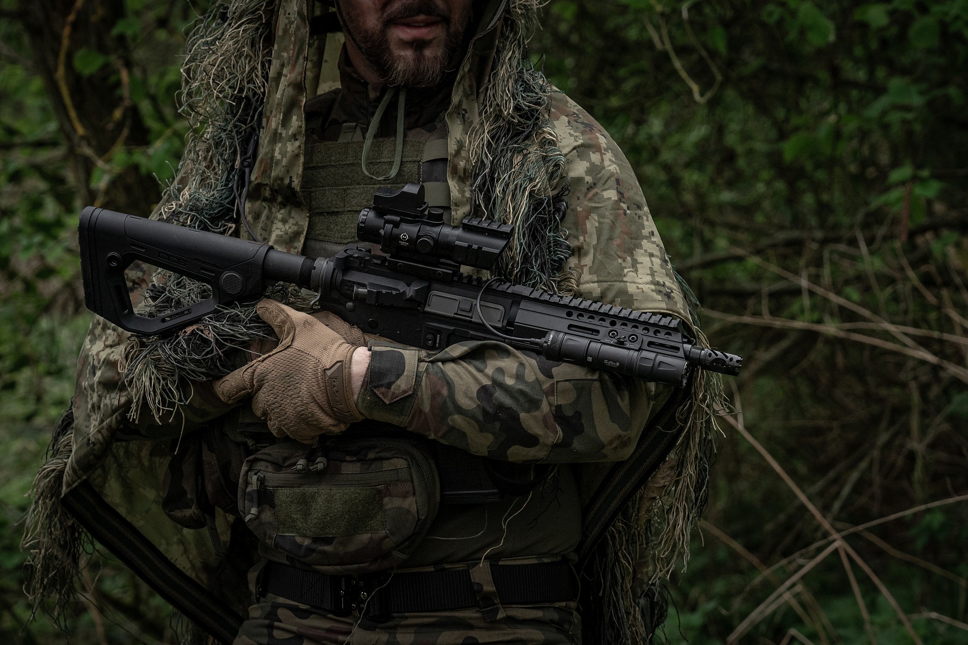 Штурмова гвинтівка Hybrid AEG H-15 CQB - Black