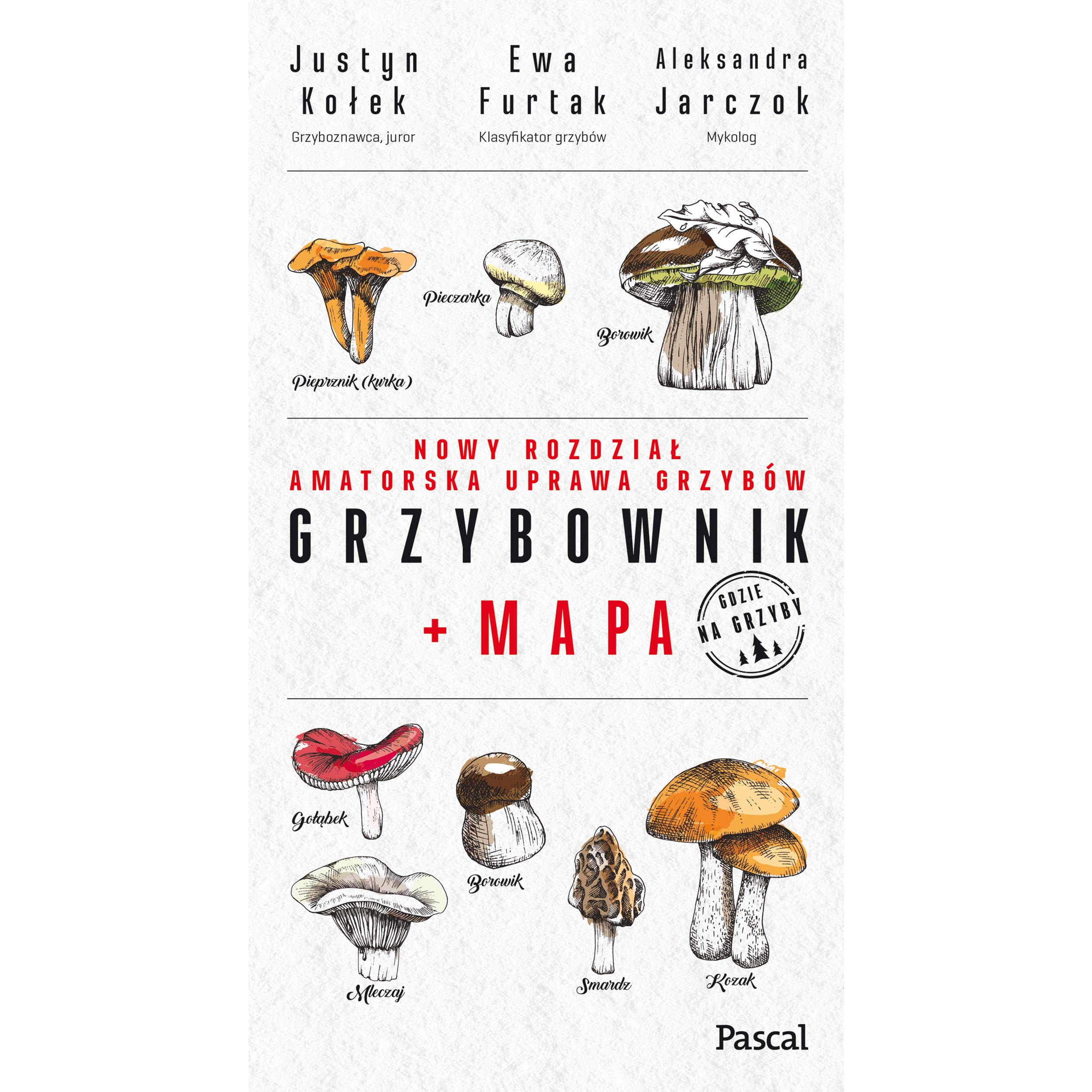 Складаний ніж Opinel No.8 Mushroom для збирання грибів з чохлом + книга 