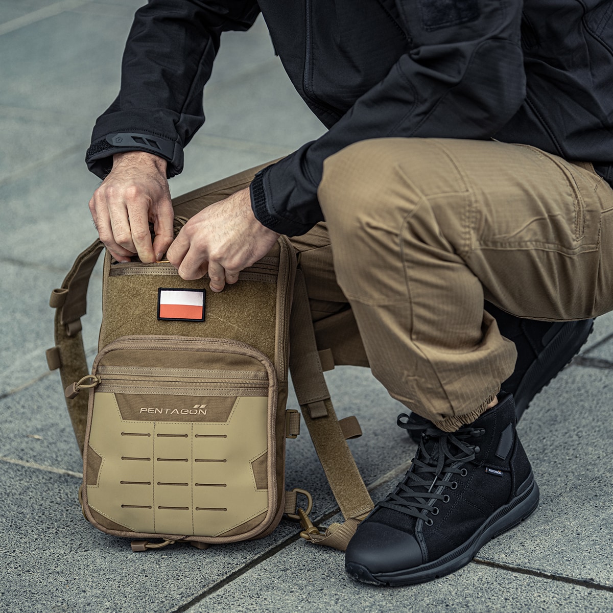 Plecak Pentagon Quick 17 l - Coyote