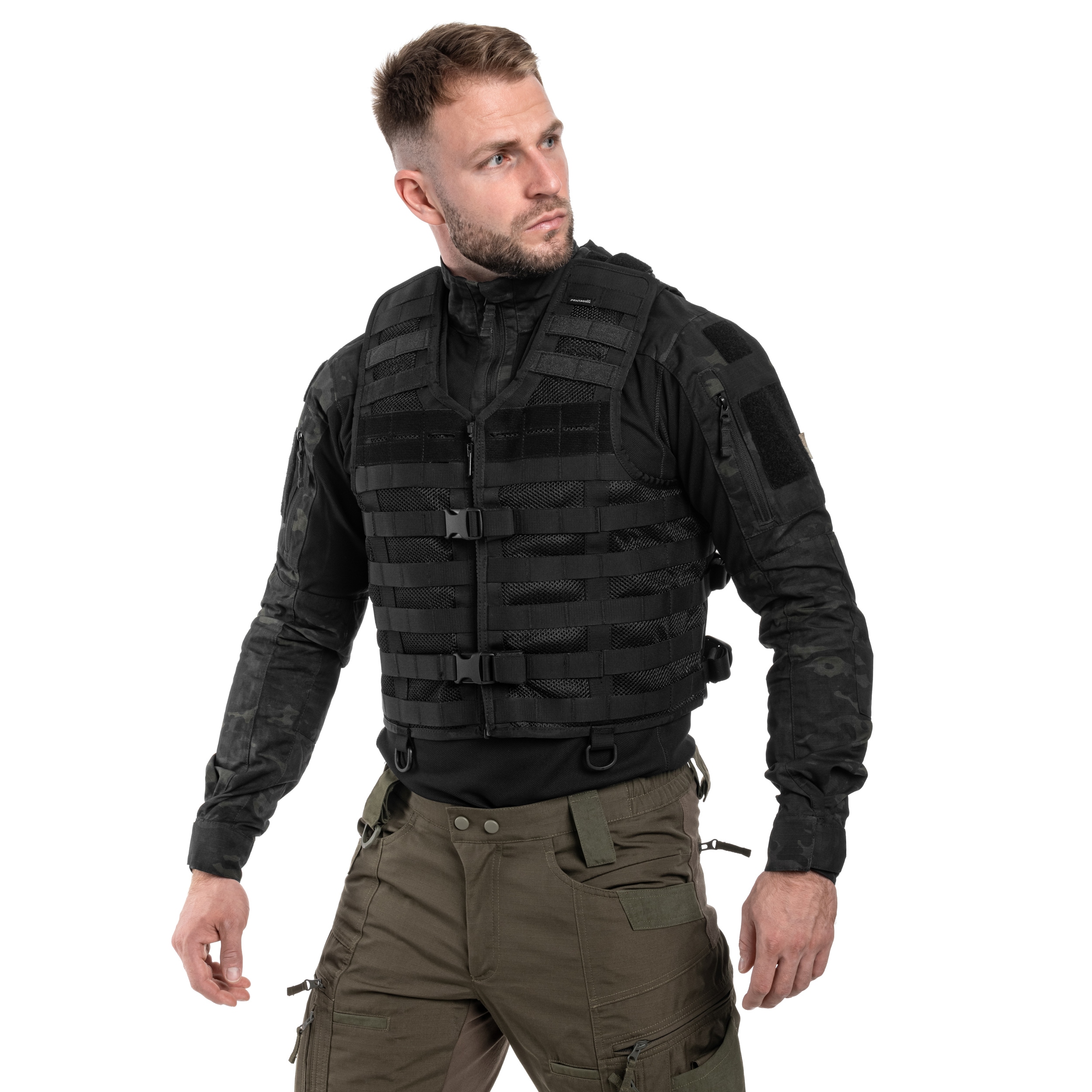Kamizelka taktyczna Pentagon Thorax Black