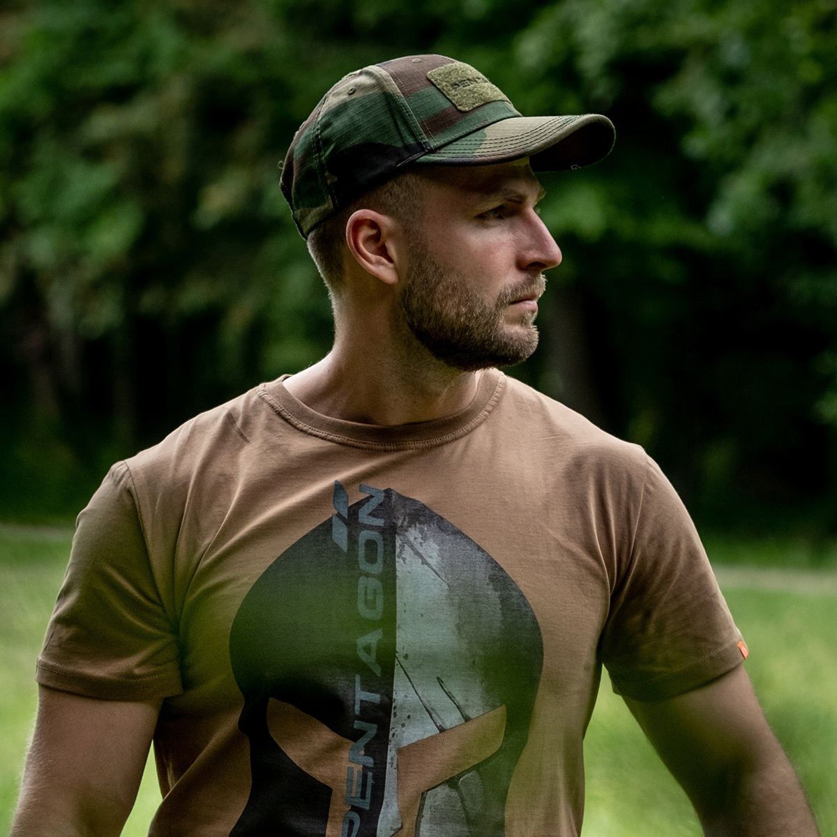 Czapka z daszkiem Pentagon Tactical 2.0 BB Rip-Stop Cap - Woodland