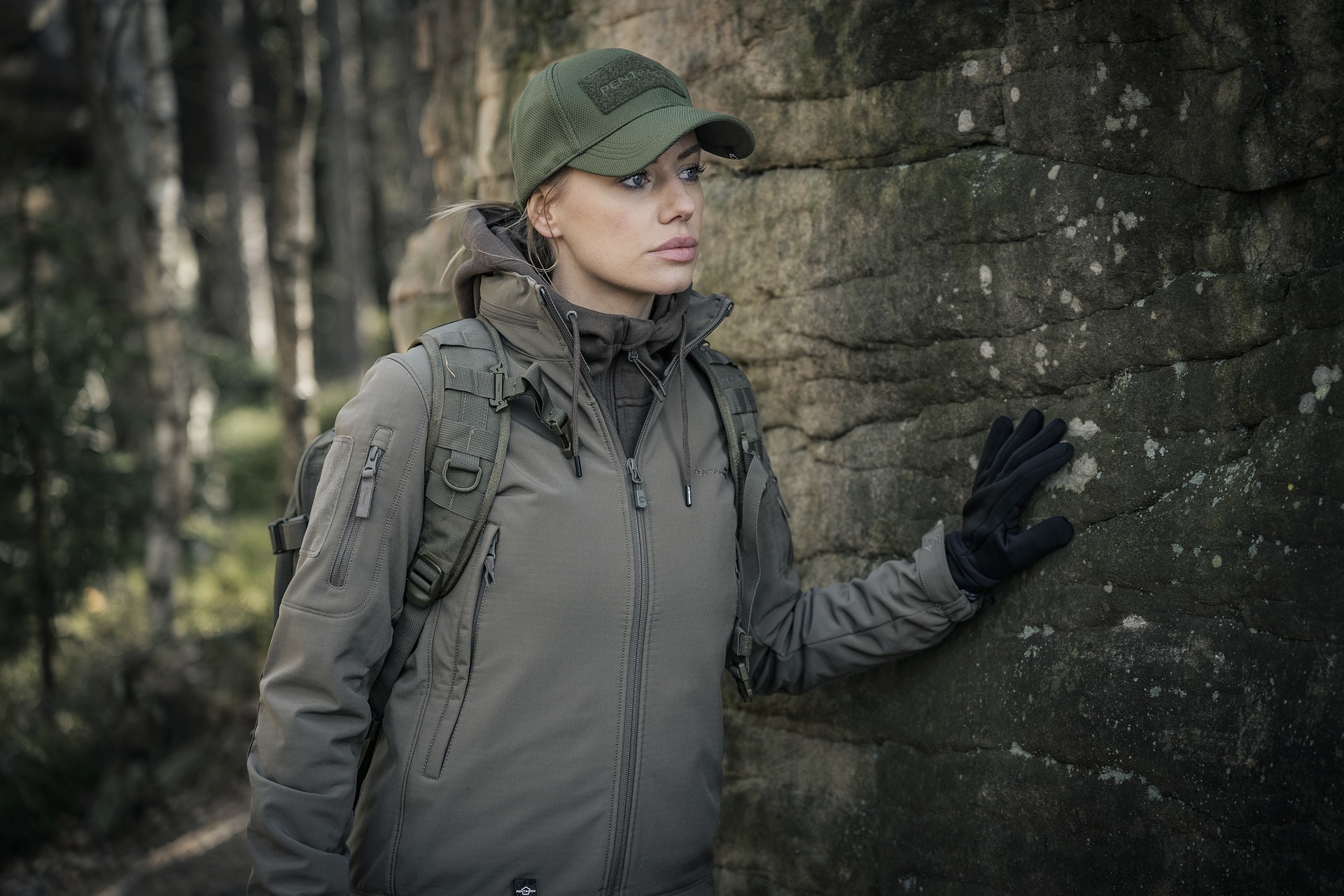 Czapka z daszkiem Pentagon Nest BB - Olive