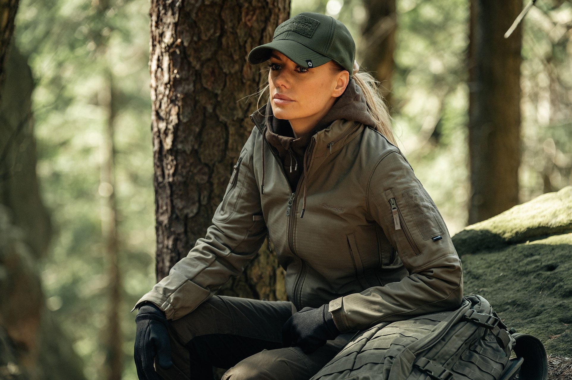 Czapka z daszkiem Pentagon Nest BB - Olive