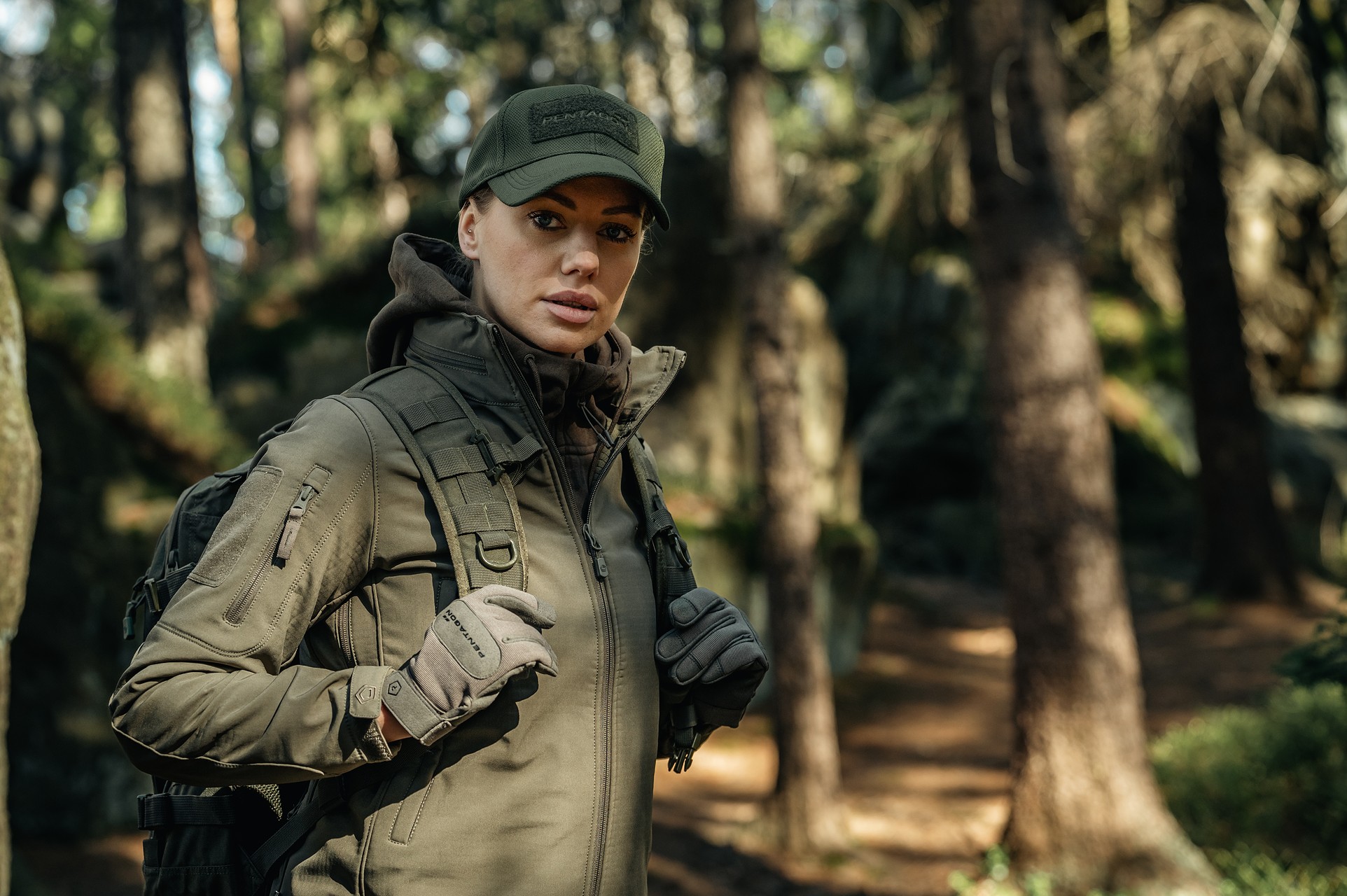 Czapka z daszkiem Pentagon Nest BB - Olive