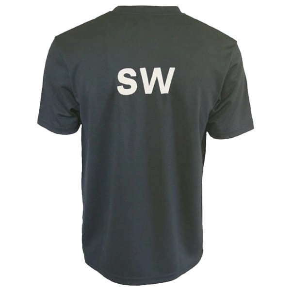 Koszulka T-shirt specjalna Służby Więziennej - Stalowoszara