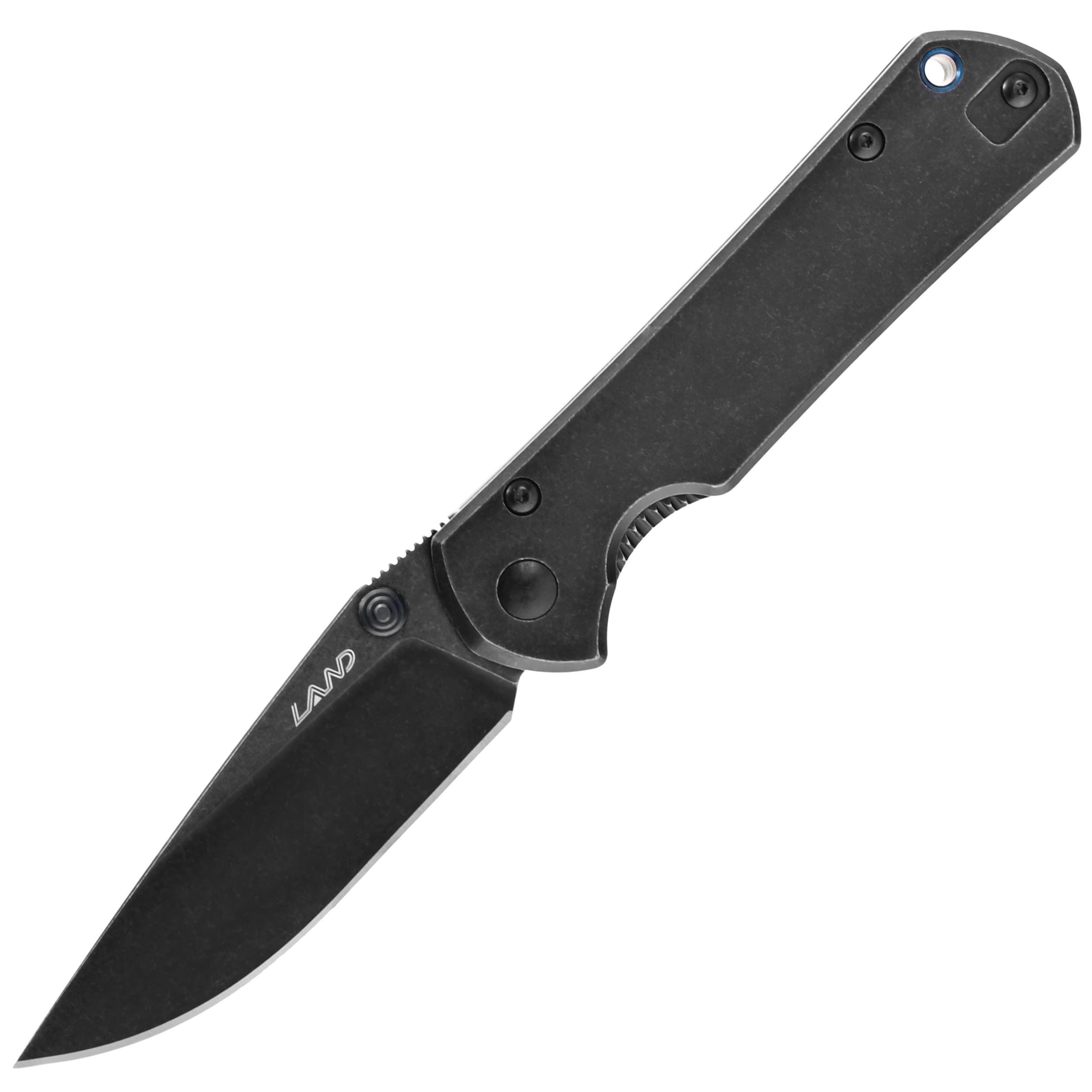 Nóż składany Sanrenmu Land 910 - Blackwash