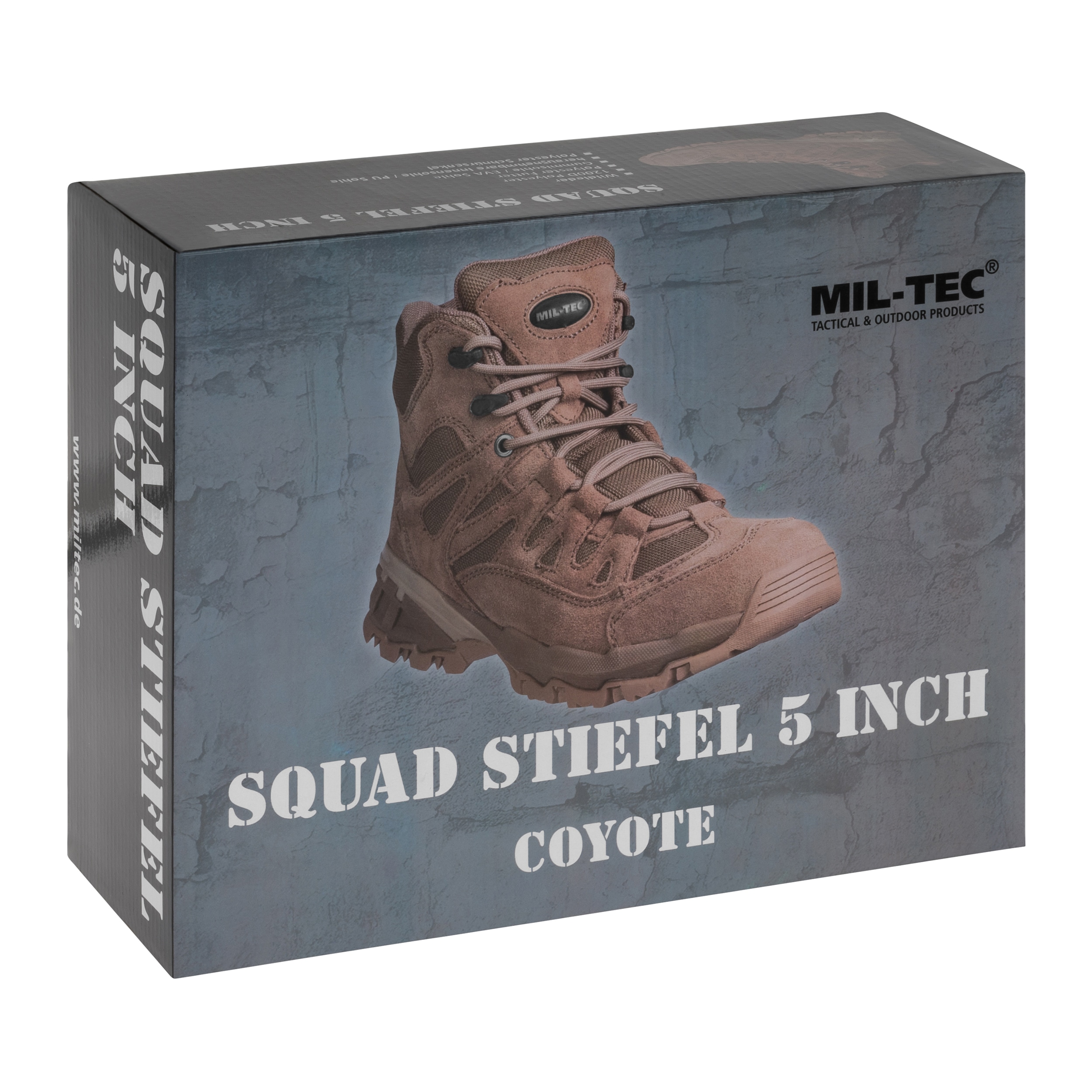 Mil-Tec Teesar Squad 5'' Boots - Coyote Brown