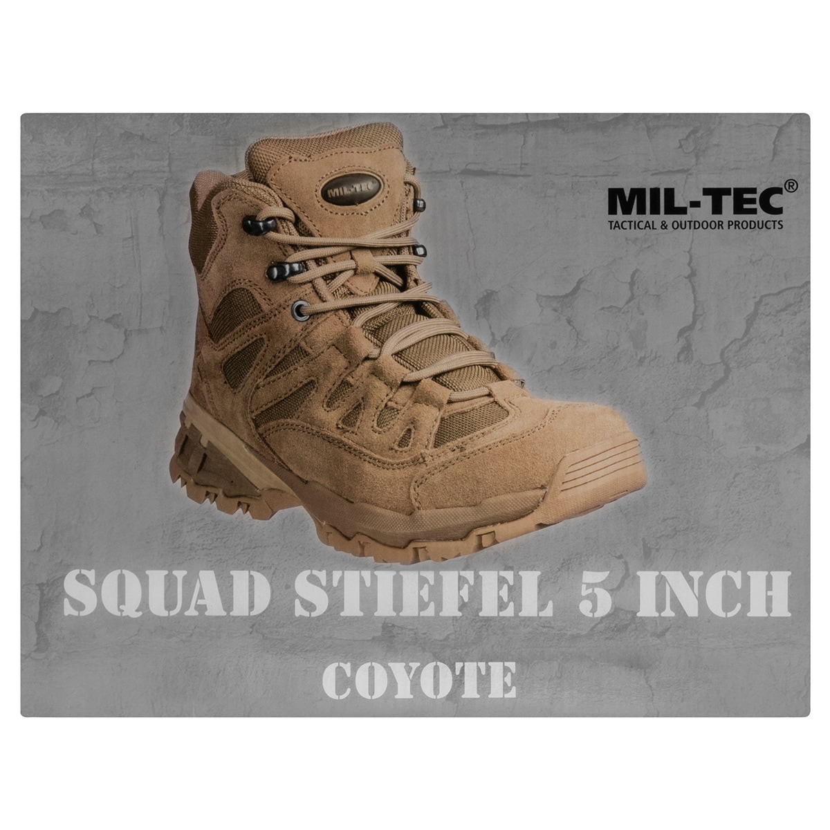 Черевики Mil-Tec Teesar Squad 5'' Coyote Brown