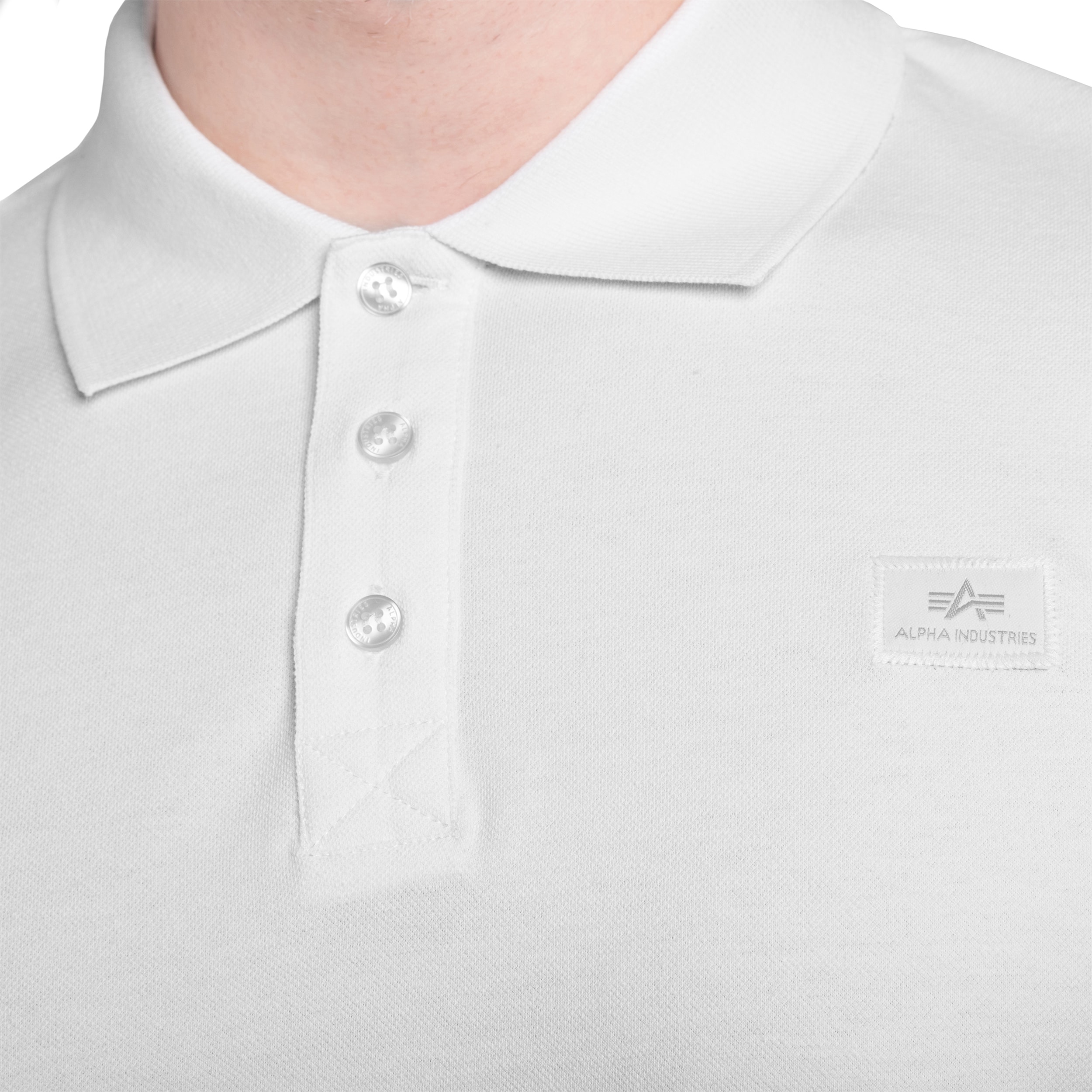 Koszulka Polo Alpha Industries X-Fit - White