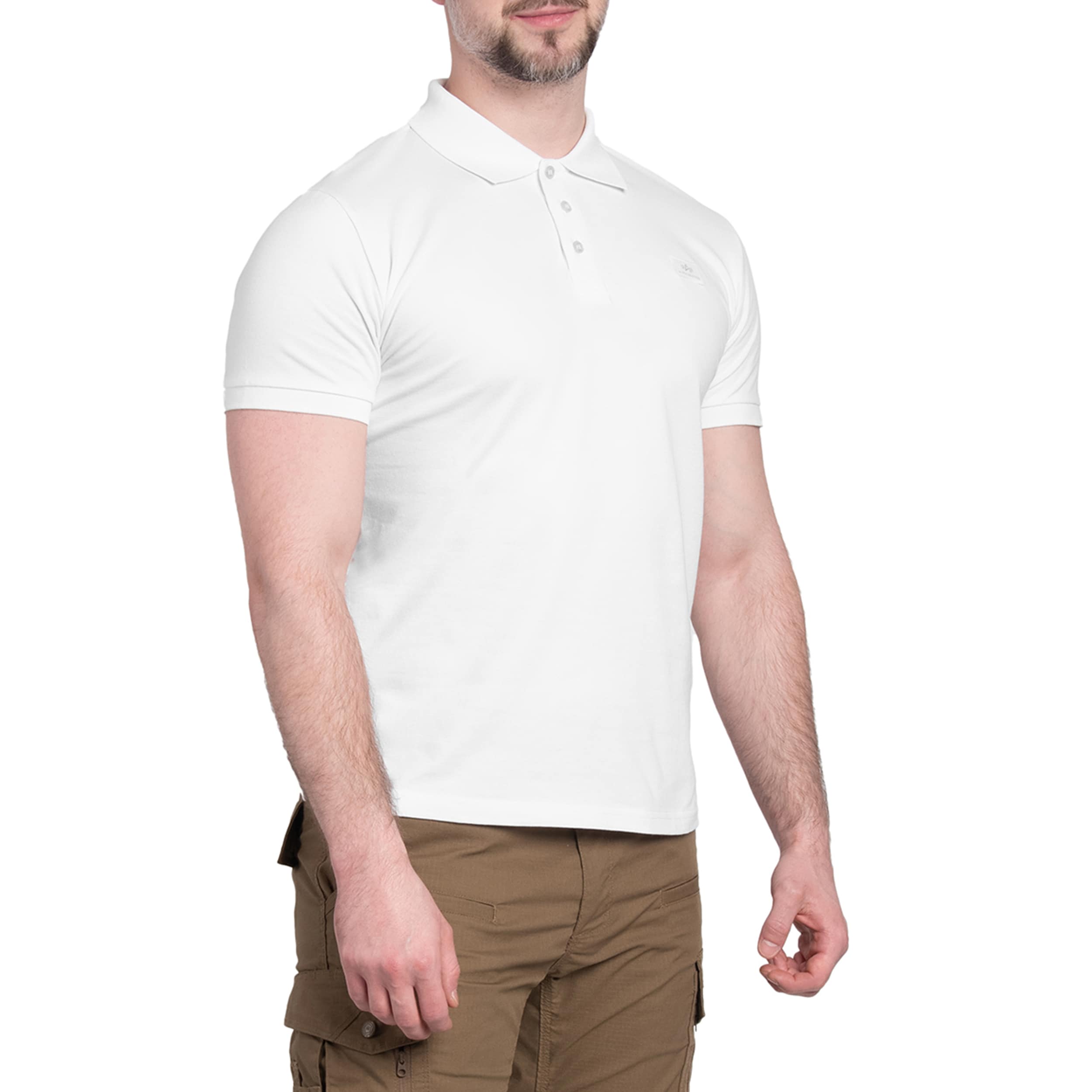 Koszulka Polo Alpha Industries X-Fit - White