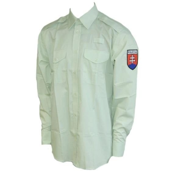 Поліцейська сорочка Long Sleeve - Словаччина - Світло-зелена