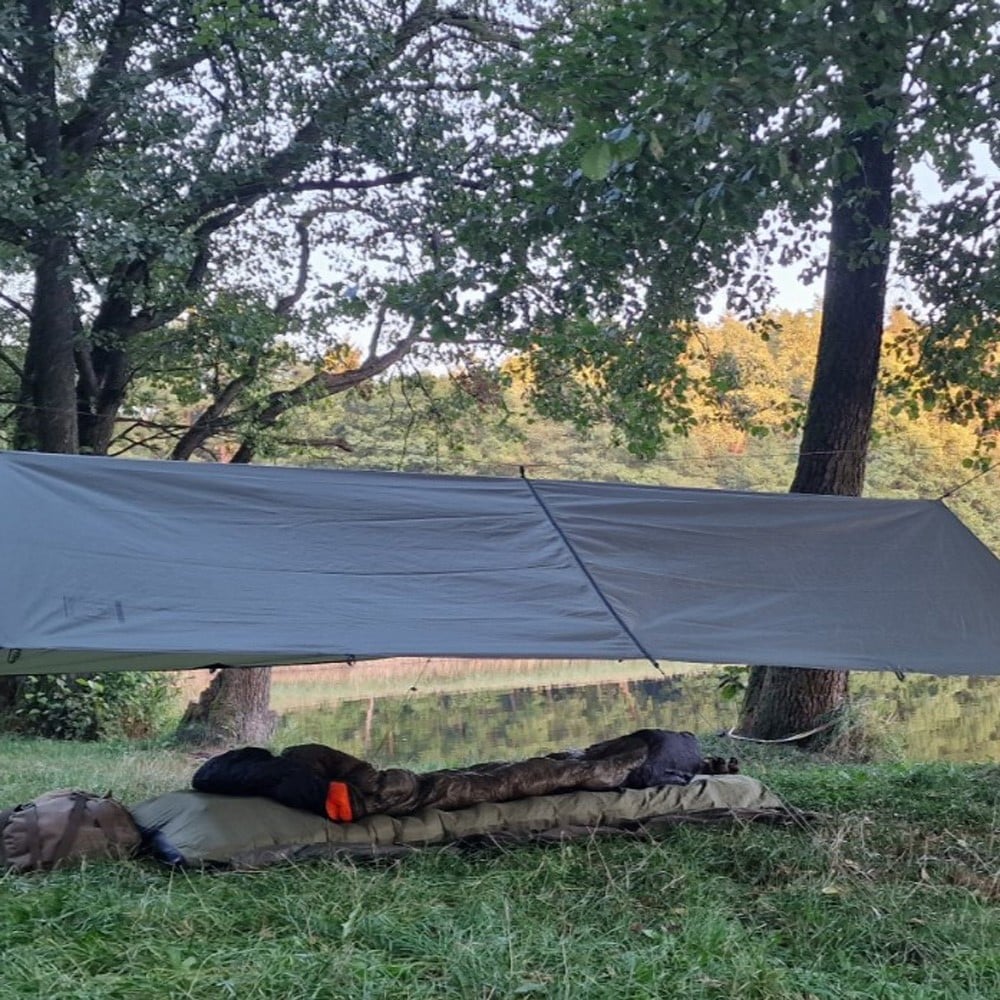 Płachta biwakowa Bushmen Easy Tarp 2 x 3 m - Green