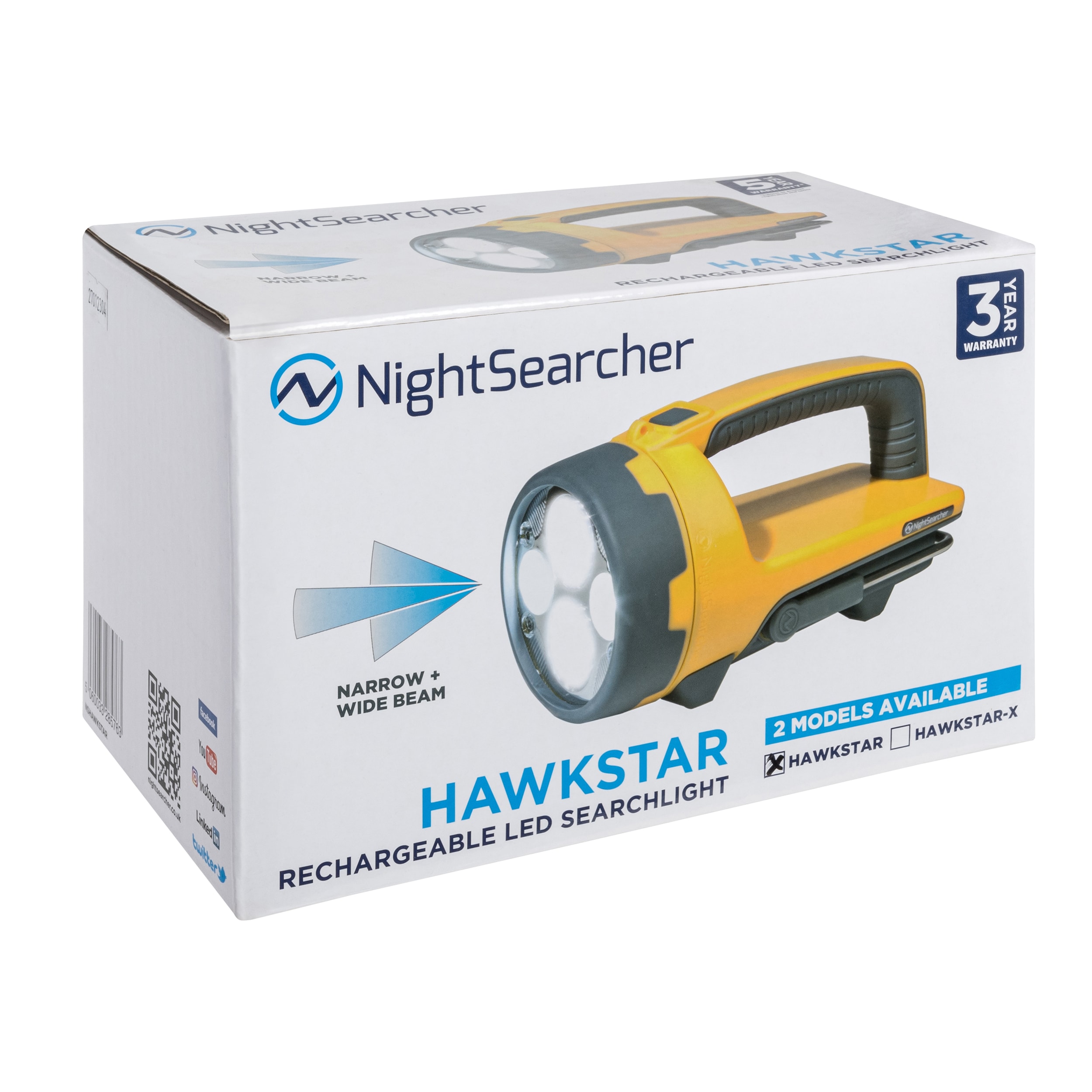 Latarka NightSearcher HawkStar - 2500 lumenów