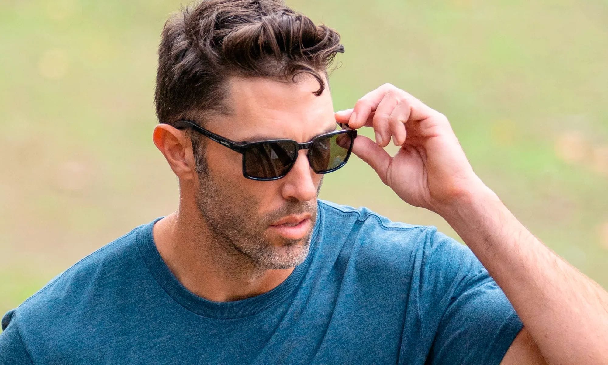 Okulary Wiley X Alfa - Captivate Polarized Grey/Gloss Black