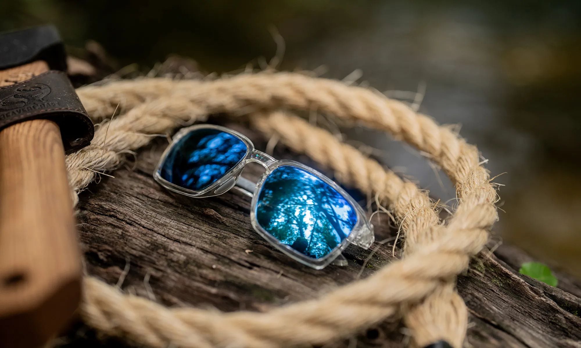 Okulary Wiley X Alfa - Captivate Polarized Blue Mirror/Gloss Clear Crystal