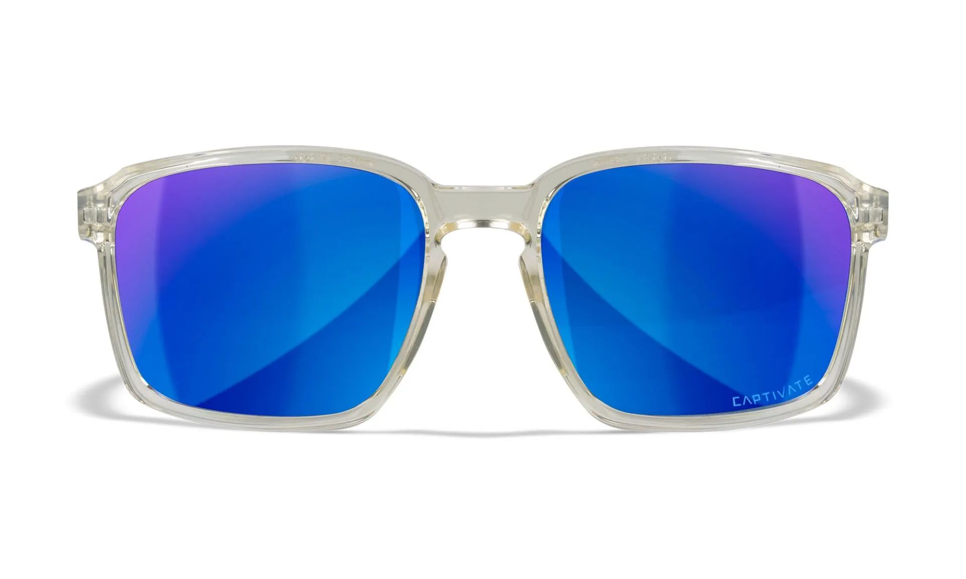 Okulary Wiley X Alfa - Captivate Polarized Blue Mirror/Gloss Clear Crystal