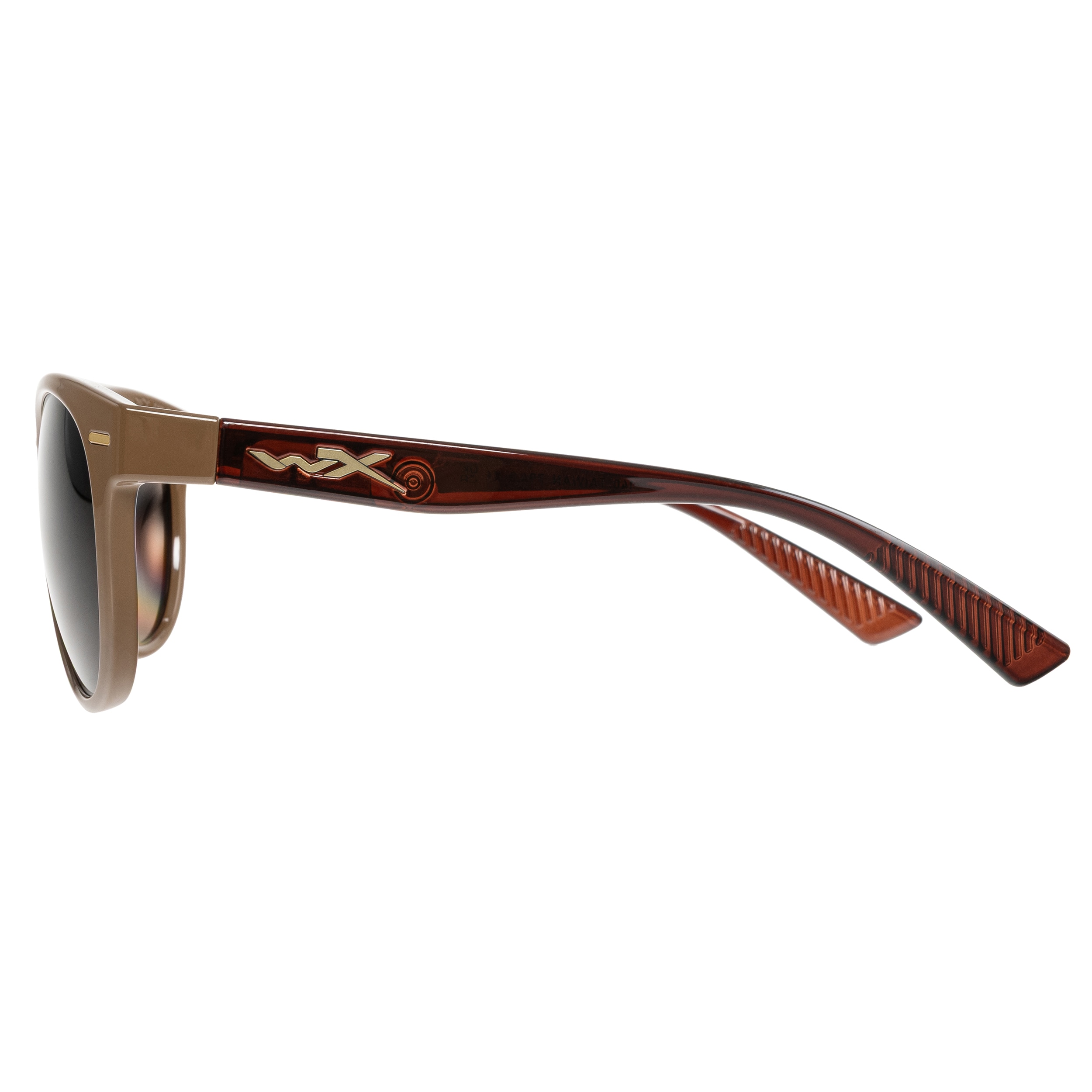 Okulary damskie Wiley X Covert - Captivate Polarized Copper/ Gloss Coffee Crystal Brown